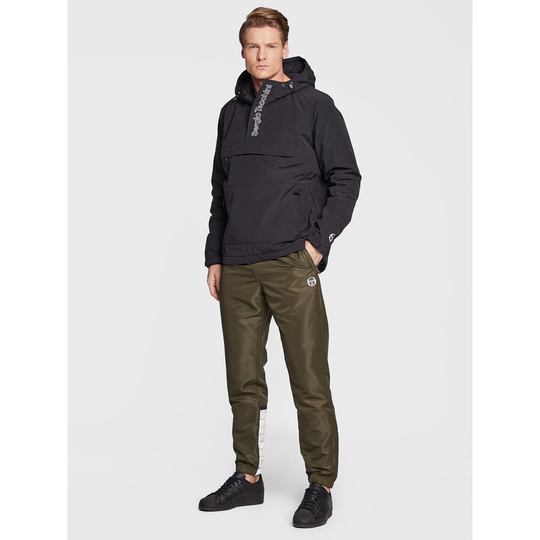 Sergio Tacchini Долнище анцуг Rayan 39826 Зелен Regular Fit - Pepit.bg