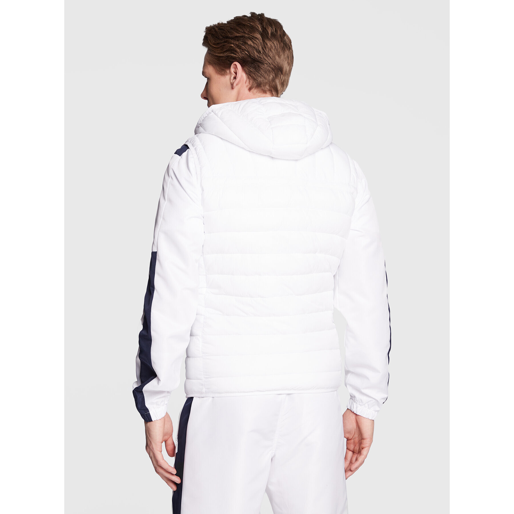 Sergio Tacchini Елек Nessen 39410 Бял Regular Fit - Pepit.bg