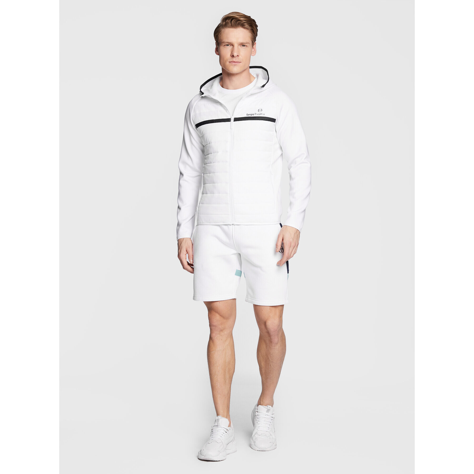 Sergio Tacchini Преходно яке Nam 39324 Бял Regular Fit - Pepit.bg