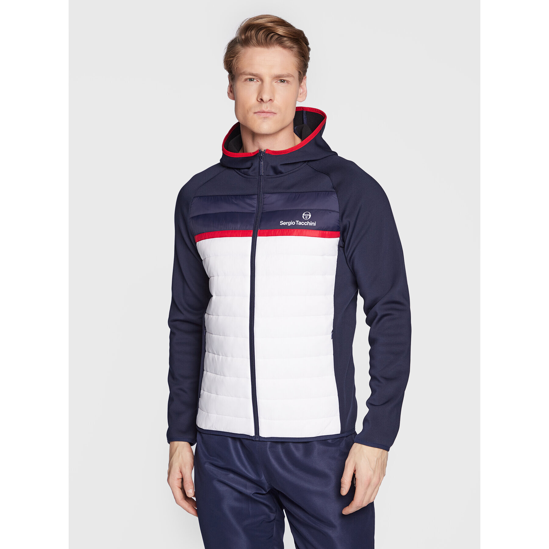 Sergio Tacchini Преходно яке Nam 39324 Тъмносин Regular Fit - Pepit.bg