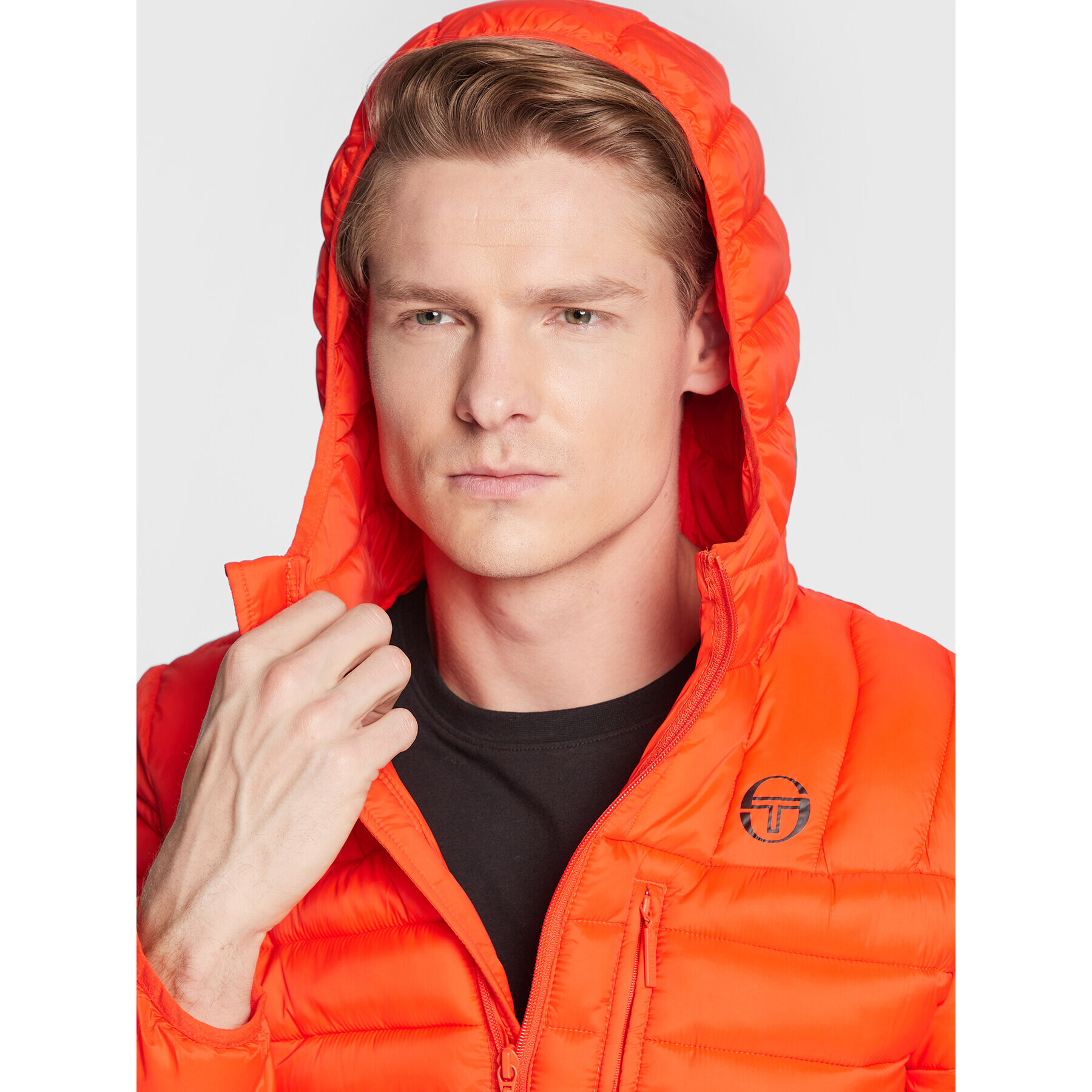 Sergio Tacchini Пухено яке Nessen 39658 Оранжев Regular Fit - Pepit.bg