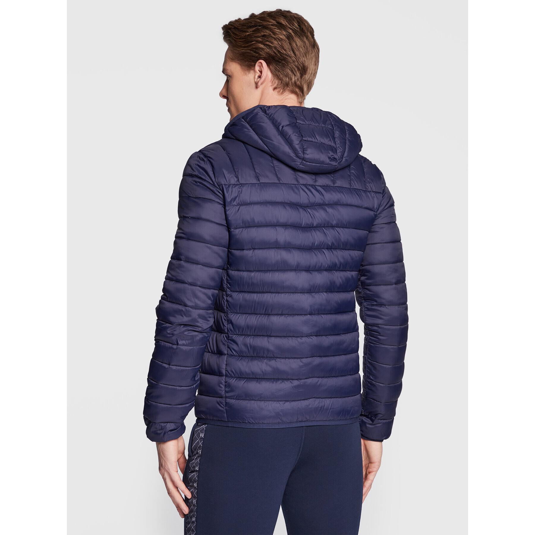 Sergio Tacchini Пухено яке Nessen 39658 Тъмносин Regular Fit - Pepit.bg
