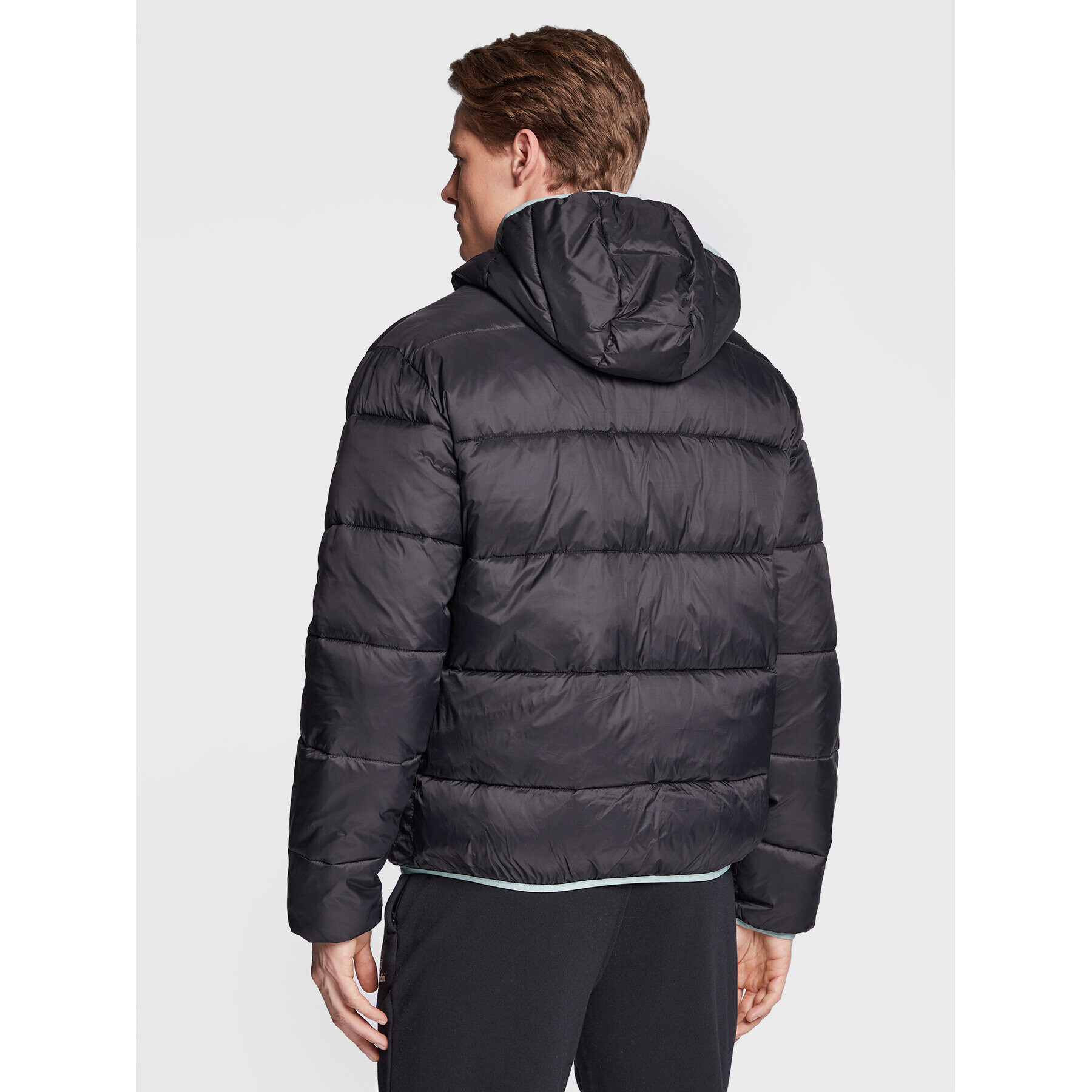Sergio Tacchini Пухено яке Replica 39811 Черен Regular Fit - Pepit.bg
