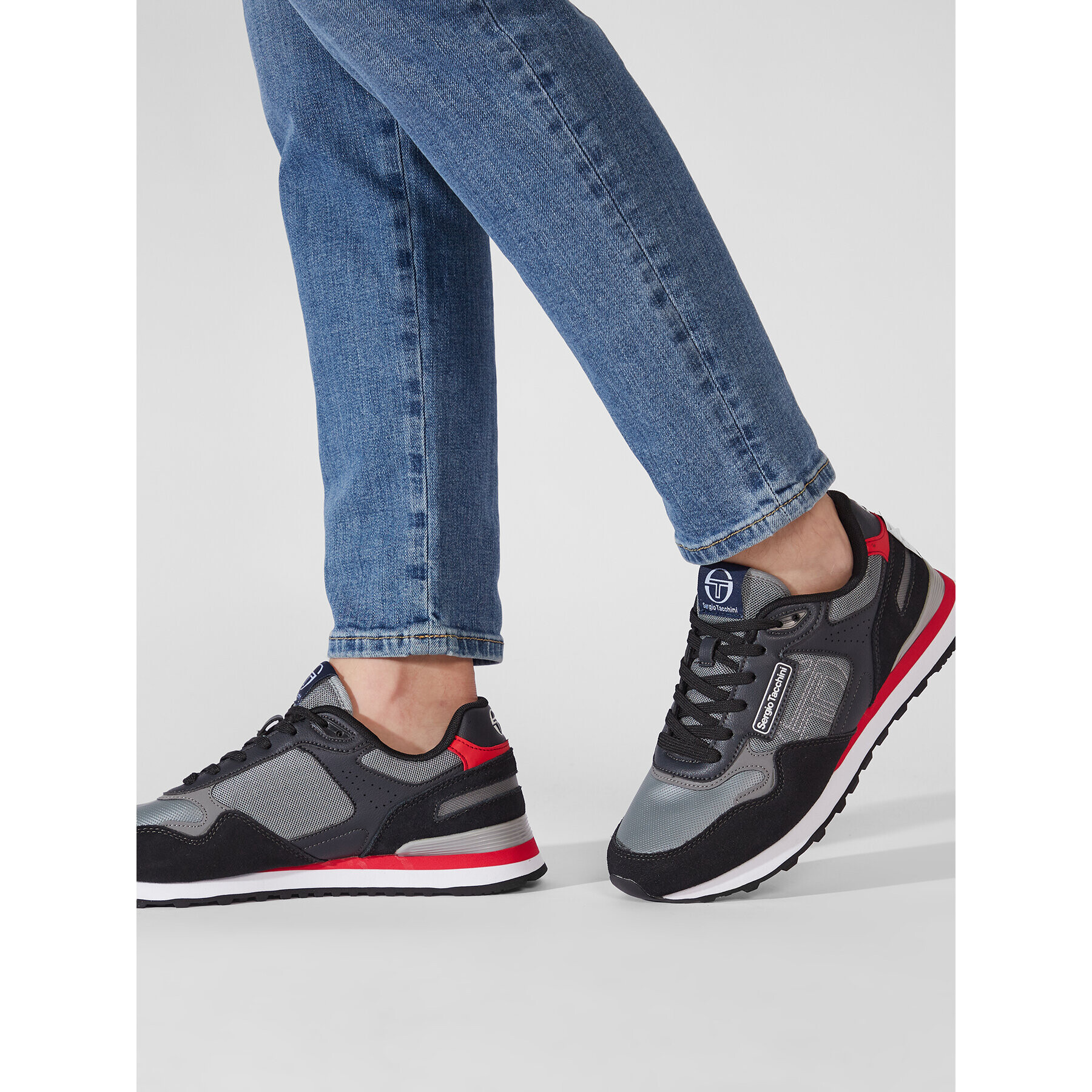 Sergio Tacchini Сникърси Lutter STF223M301-31 Сив - Pepit.bg