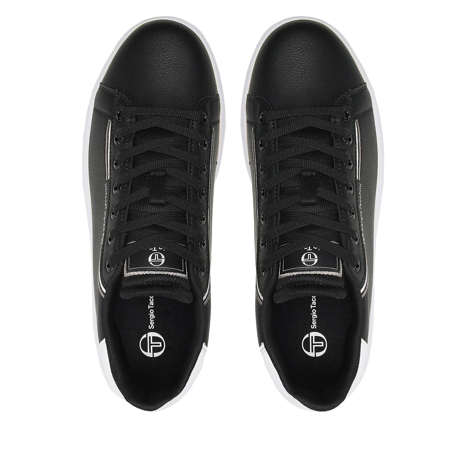 Sergio Tacchini Сникърси Roma STM114065-03 Черен - Pepit.bg
