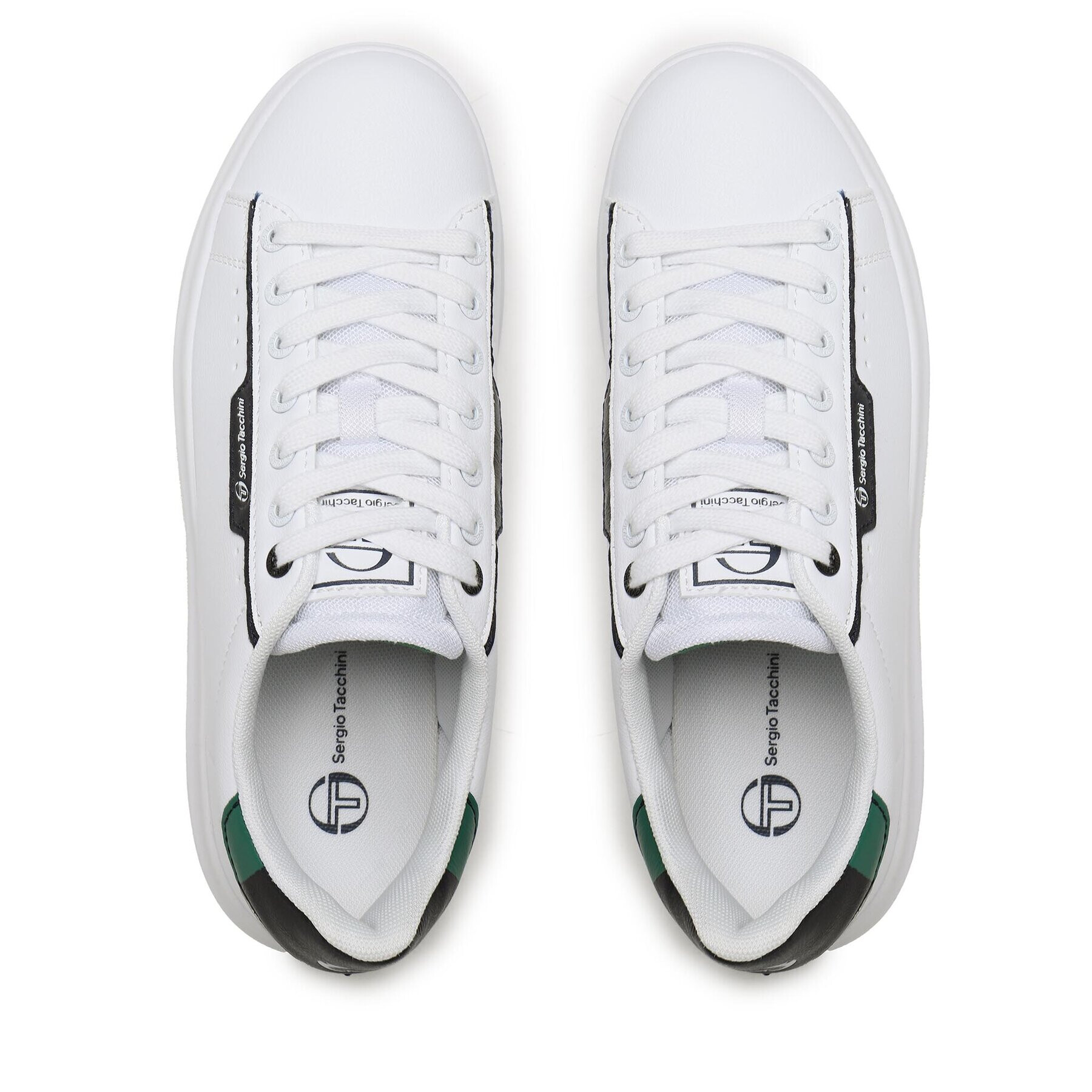 Sergio Tacchini Сникърси Roma V2 STM214720-01 Бял - Pepit.bg