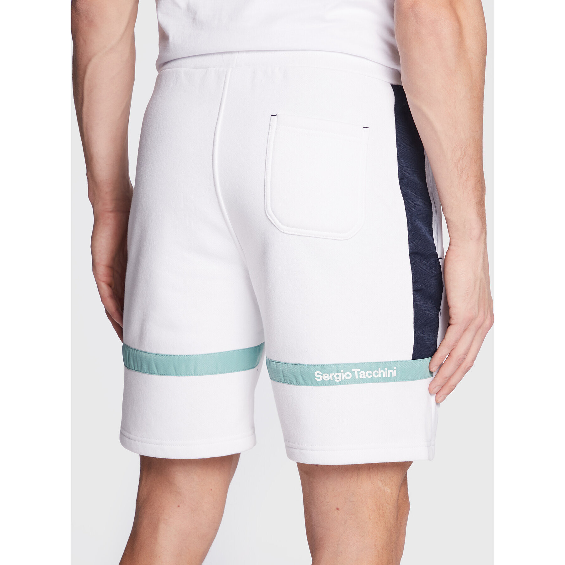 Sergio Tacchini Спортни шорти Ginnico 39843 Бял Regular Fit - Pepit.bg