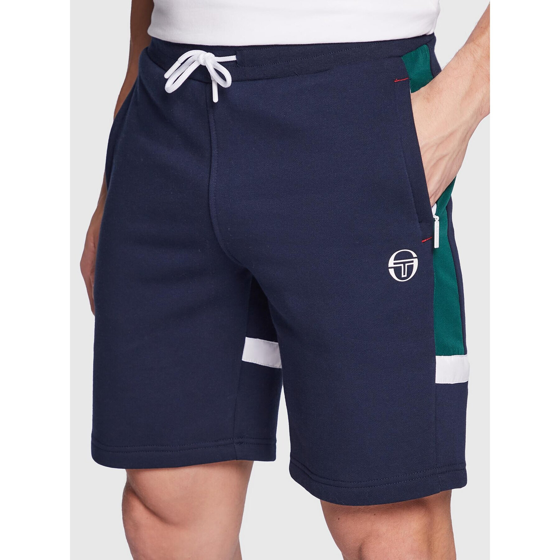 Sergio Tacchini Спортни шорти Ginnico 39843 Тъмносин Regular Fit - Pepit.bg