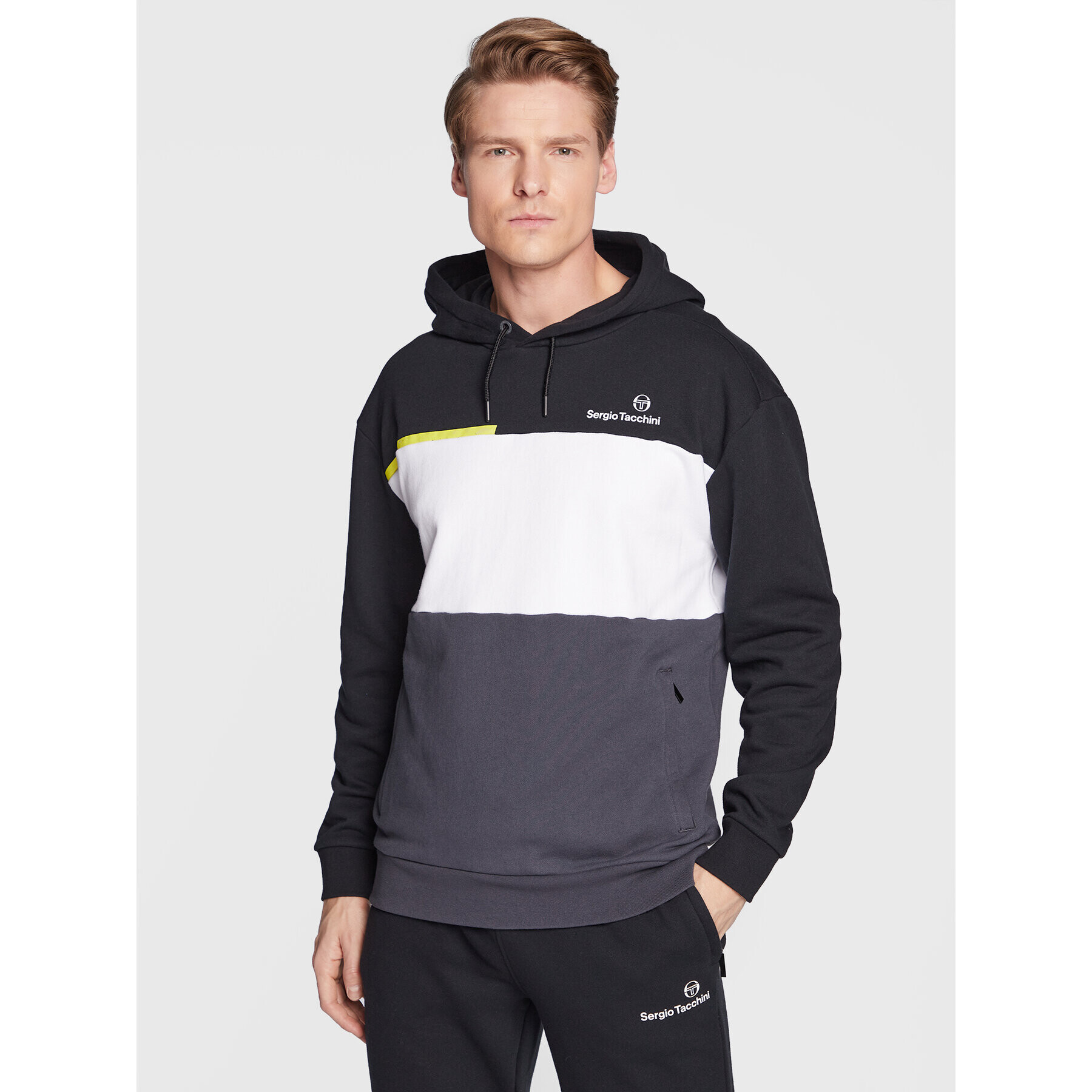 Sergio Tacchini Суитшърт Incastro 39522 Сив Regular Fit - Pepit.bg