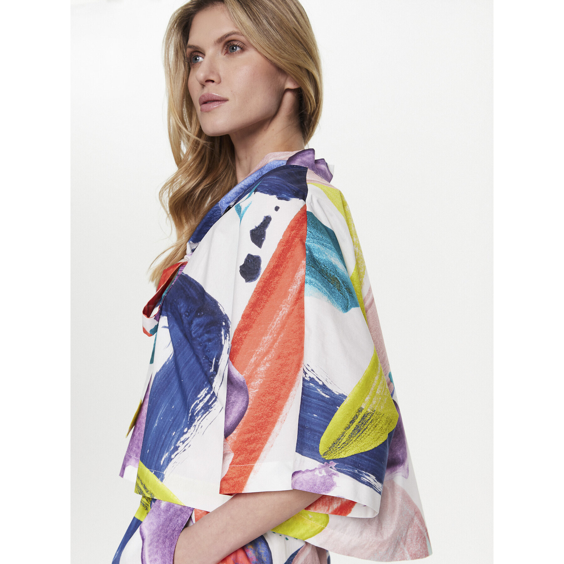 Silvian Heach Блуза GPP23415BL Цветен Relaxed Fit - Pepit.bg