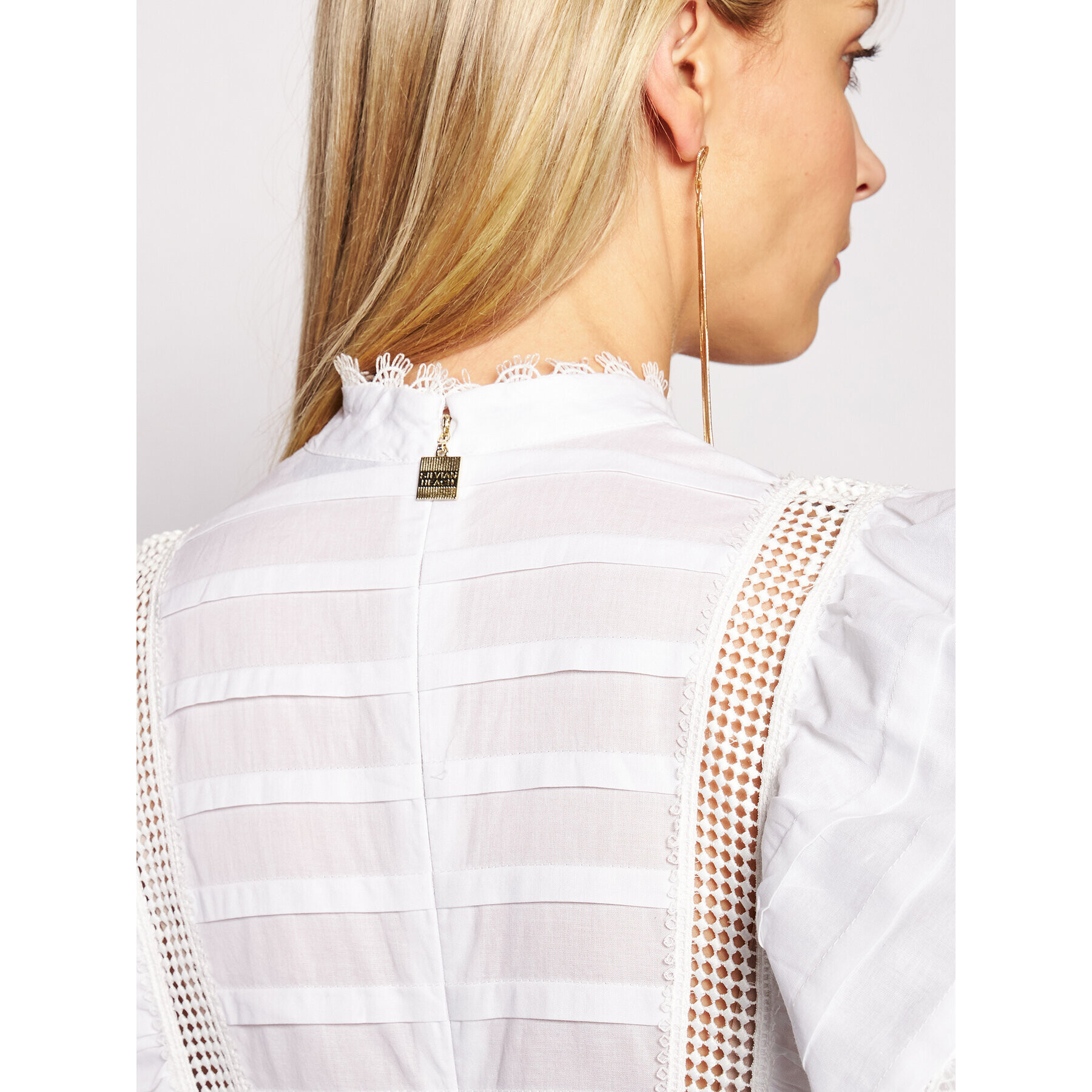 Silvian Heach Блуза Loria PGP21119BL Бял Regular Fit - Pepit.bg