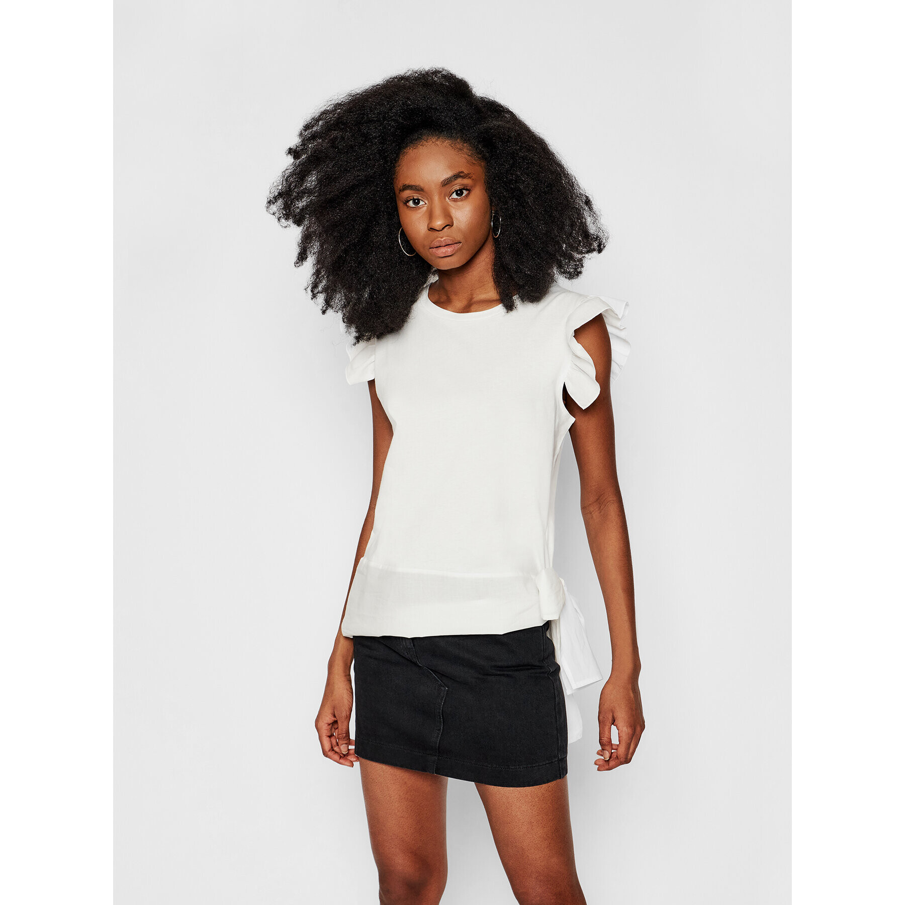 Silvian Heach Блуза Nevada PGP21789TS Бял Regular Fit - Pepit.bg