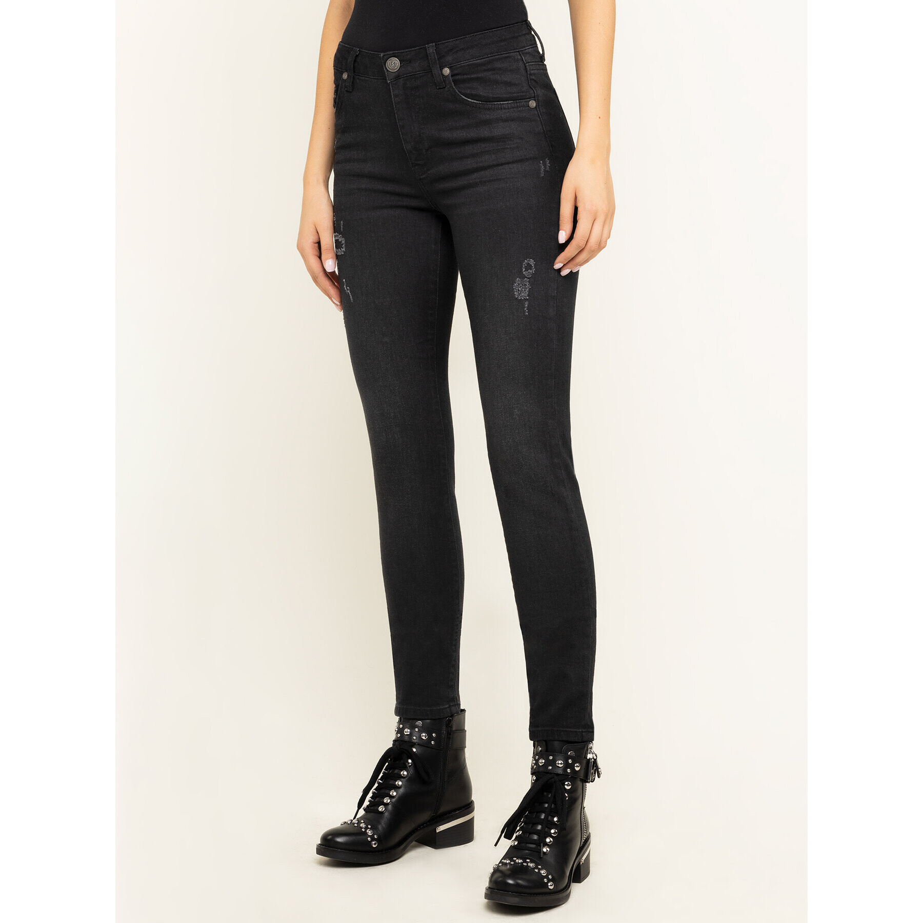 Silvian Heach Дънки PGA19125JE Черен Slim Fit - Pepit.bg
