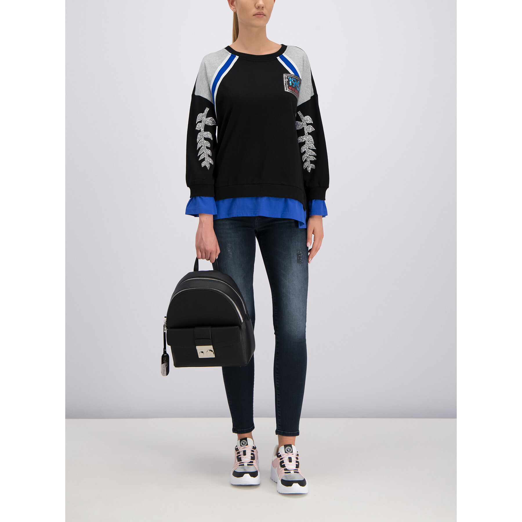 Silvian Heach Дънки PGA19638JE Тъмносин Slim Fit - Pepit.bg