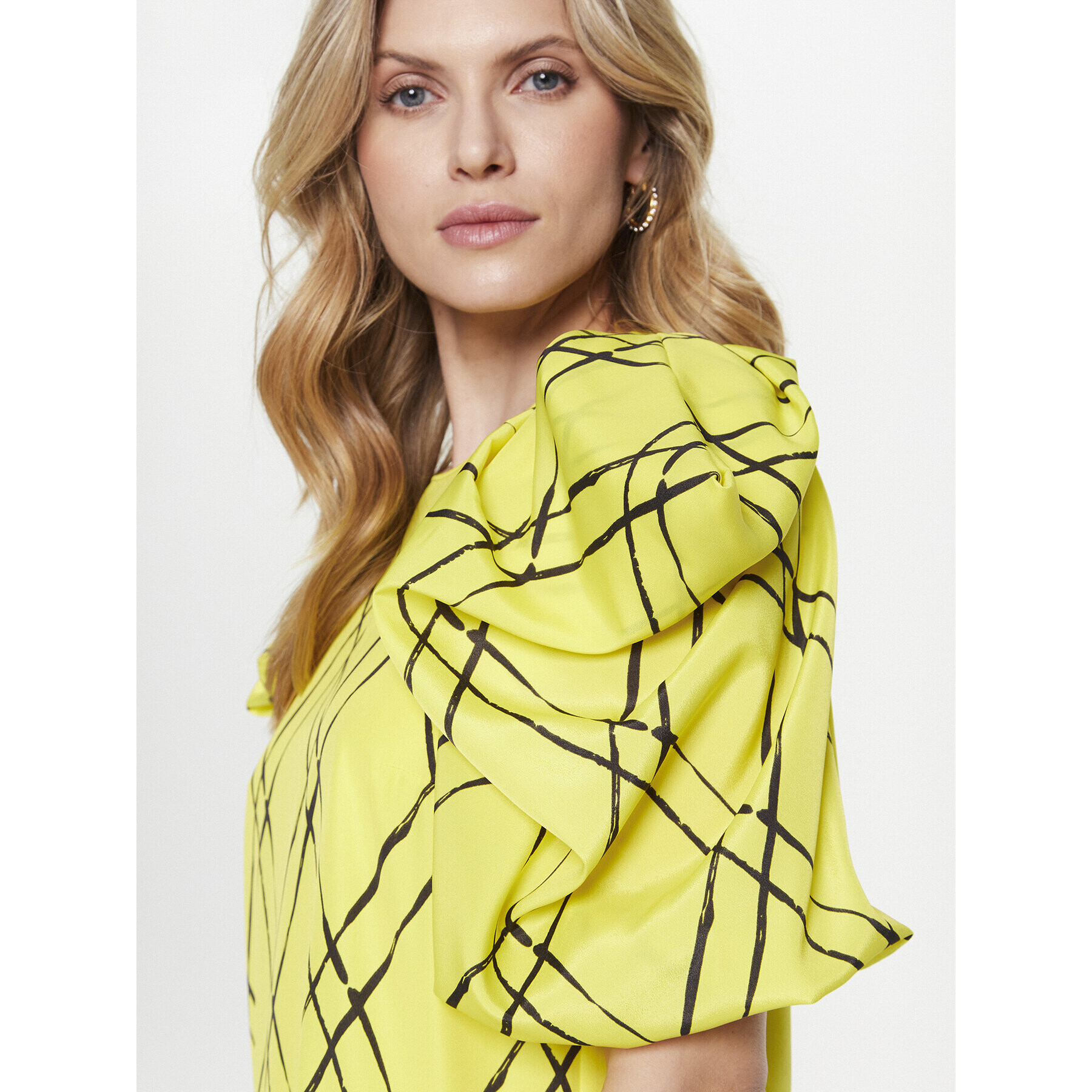 Silvian Heach Ежедневна рокля GPP23375VE Жълт Regular Fit - Pepit.bg