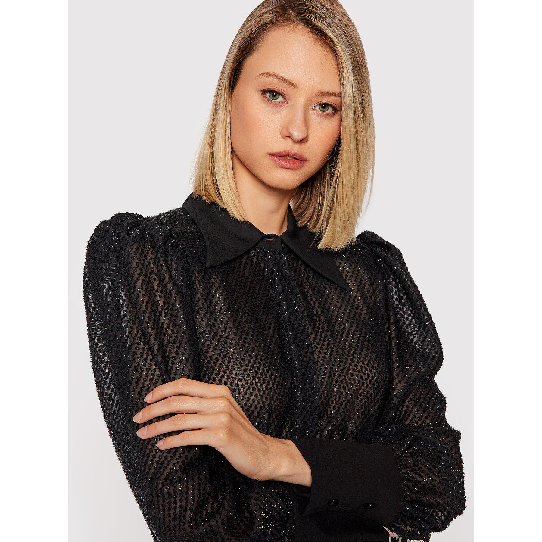 Silvian Heach Коктейлна рокля Ottora PGA21529VE Черен Slim Fit - Pepit.bg