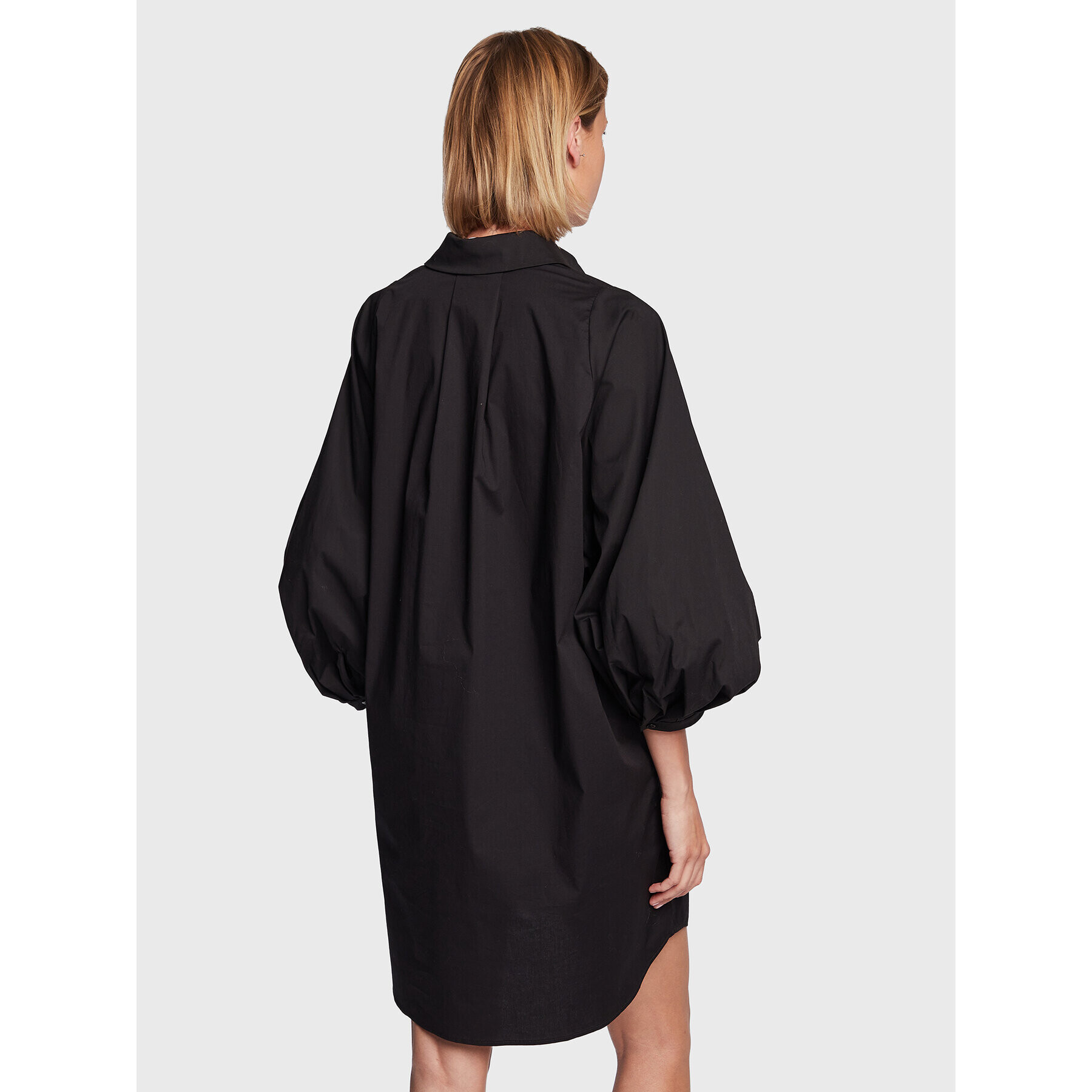 Silvian Heach Рокля тип риза GPP23478VE Черен Regular Fit - Pepit.bg