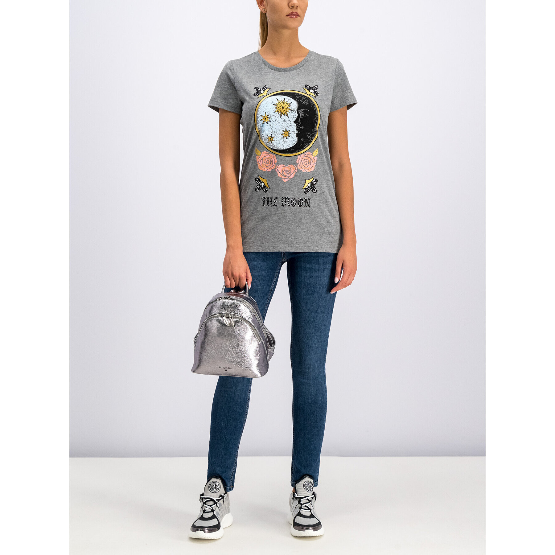 Silvian Heach Тишърт CVA19387TS Сив Regular Fit - Pepit.bg
