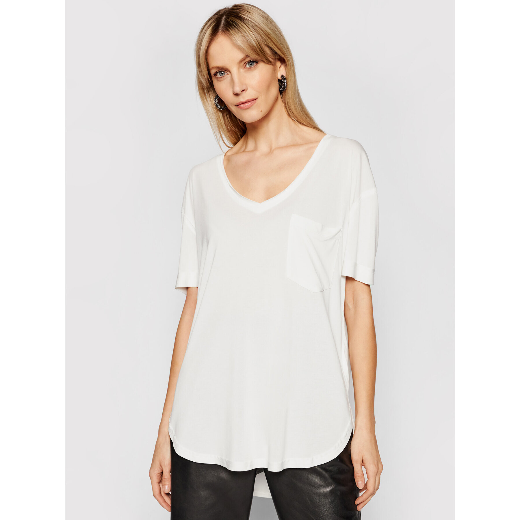 Silvian Heach Тишърт Gerem PGP21368TS Бял Regular Fit - Pepit.bg
