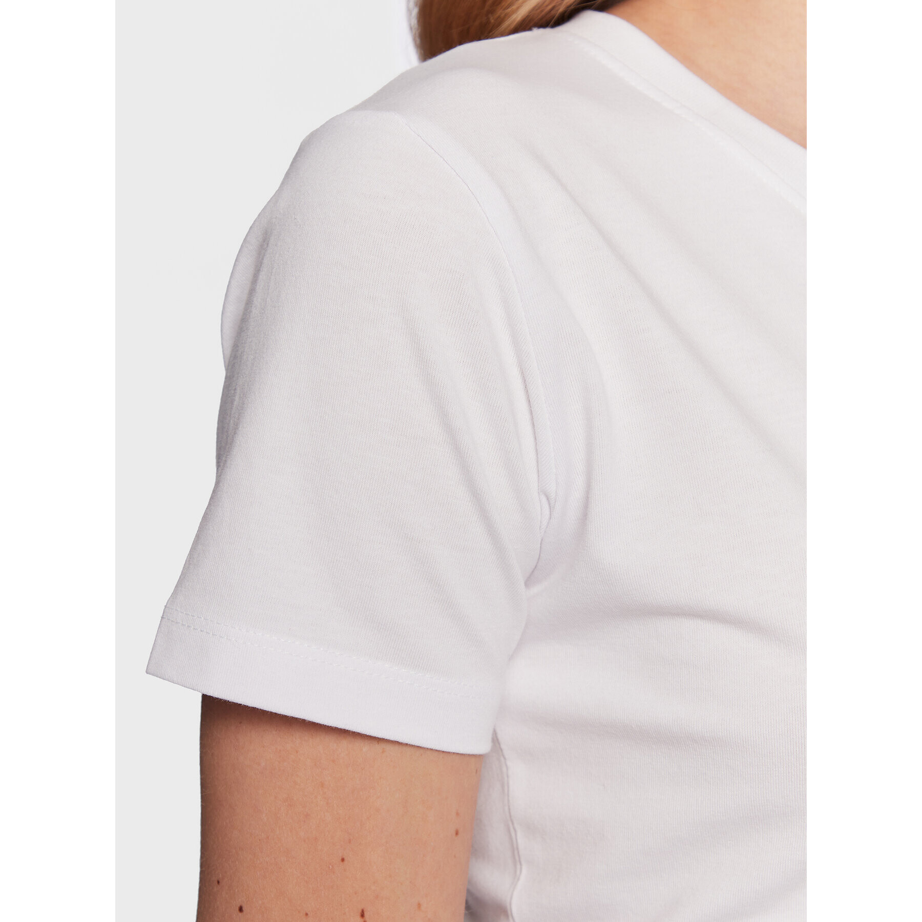 Silvian Heach Тишърт GPP23025TS Бял Slim Fit - Pepit.bg