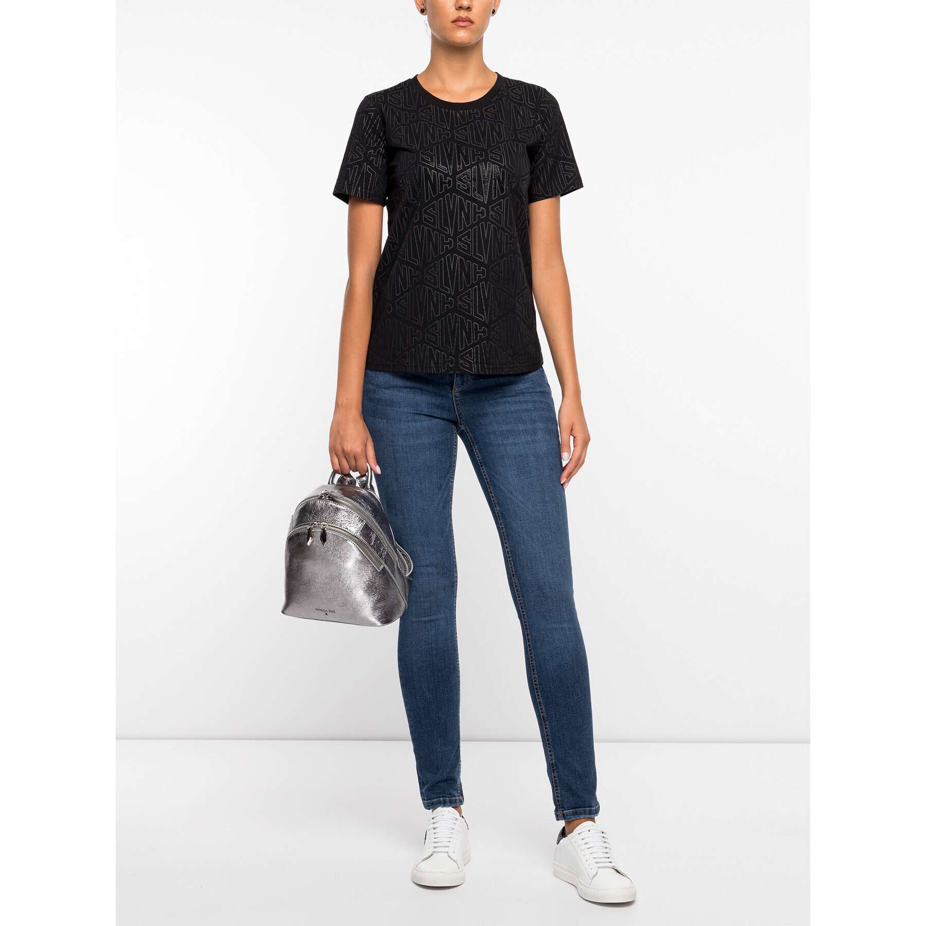 Silvian Heach Тишърт PGA19624TS Черен Regular Fit - Pepit.bg