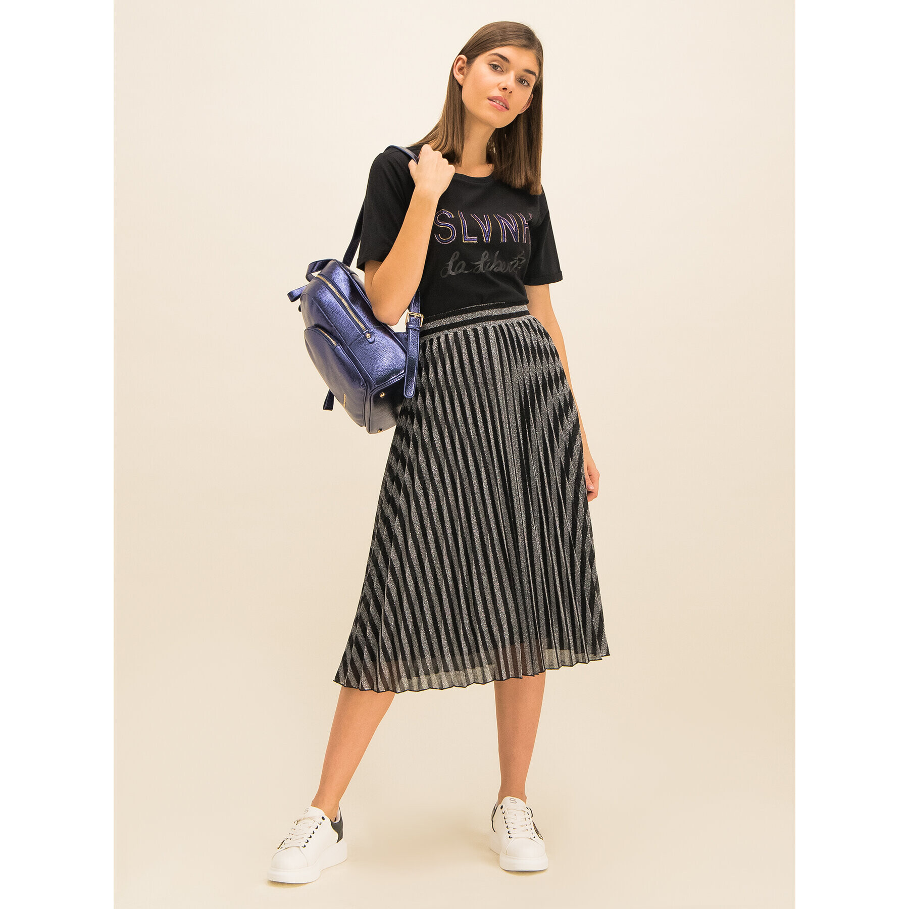 Silvian Heach Тишърт Stitten PGA19022TS Черен Regular Fit - Pepit.bg