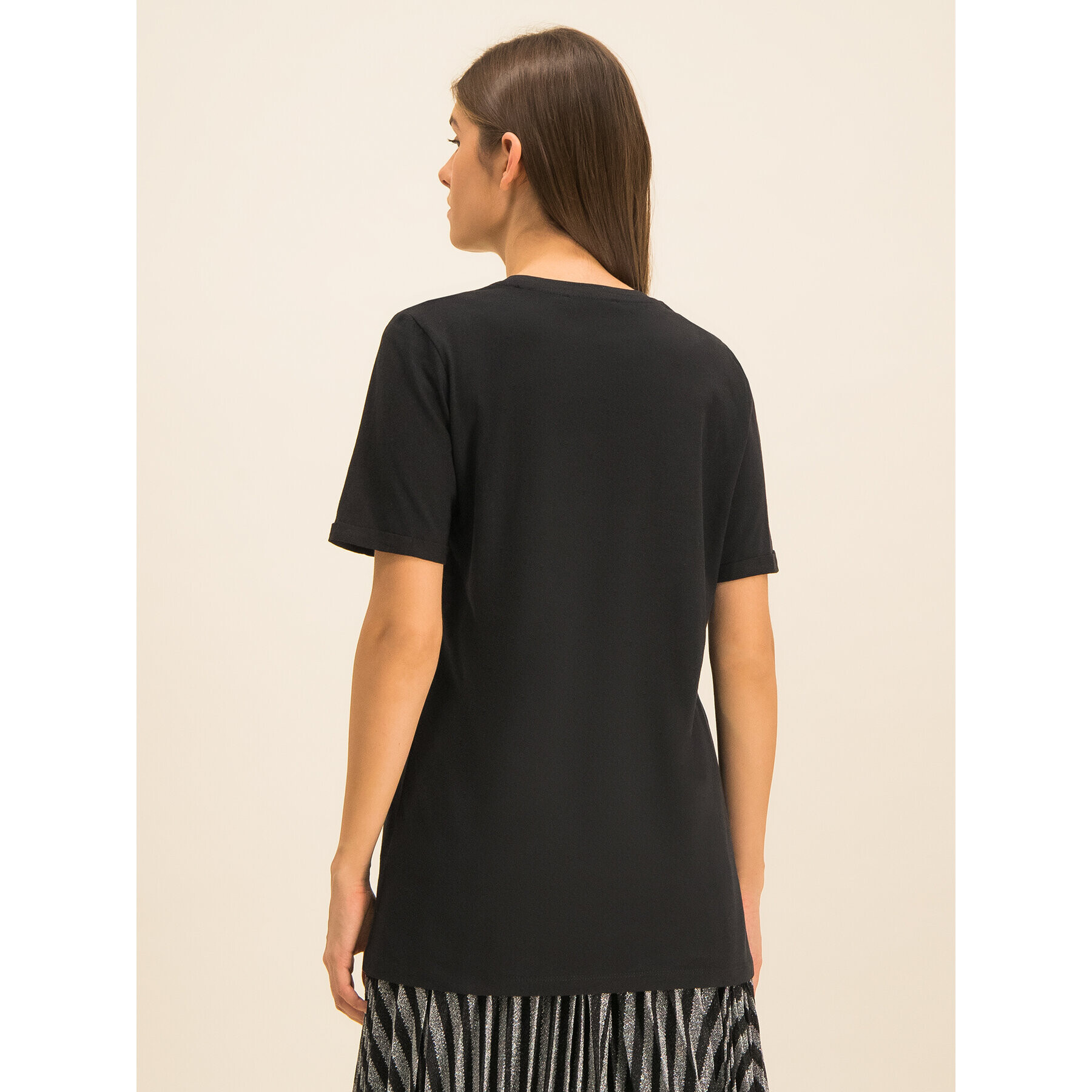 Silvian Heach Тишърт Stitten PGA19022TS Черен Regular Fit - Pepit.bg