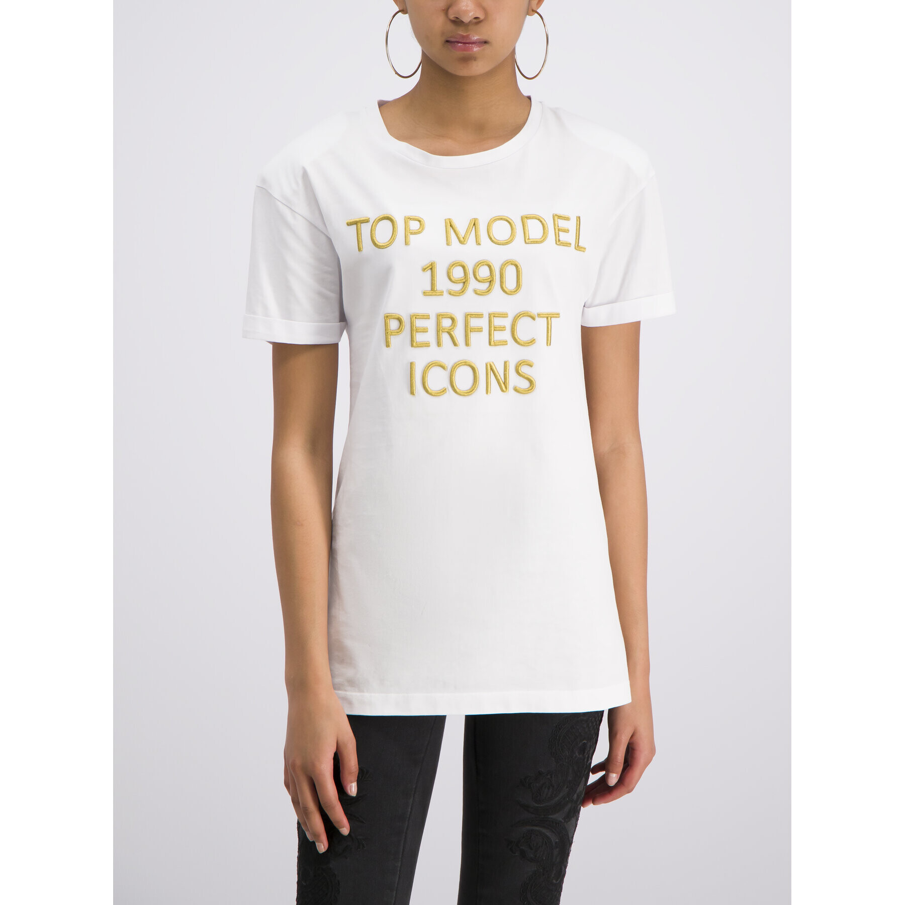 Silvian Heach Тишърт Zhour CVP19415TS Бял Regular Fit - Pepit.bg