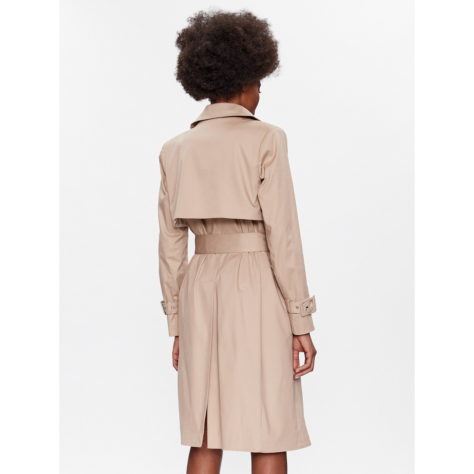 Silvian Heach Тренч Lungo GPP23436TR Бежов Regular Fit - Pepit.bg
