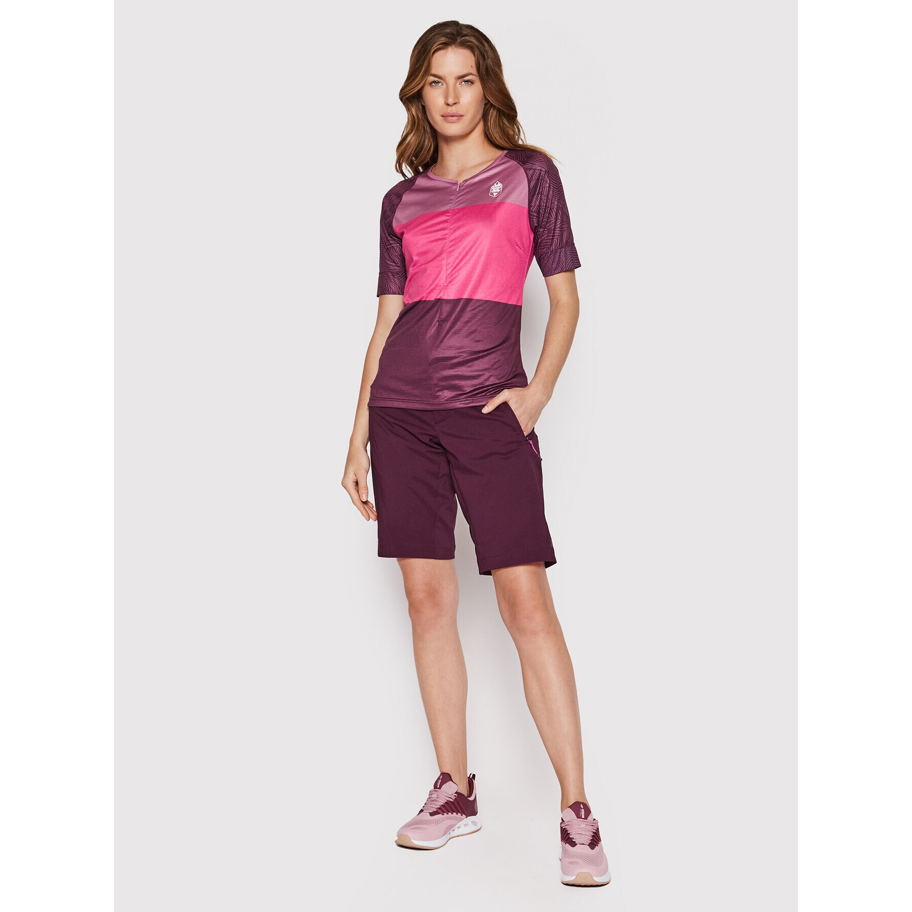 Silvini Спортни шорти Patria 3120-WP1627 Виолетов Regular Fit - Pepit.bg