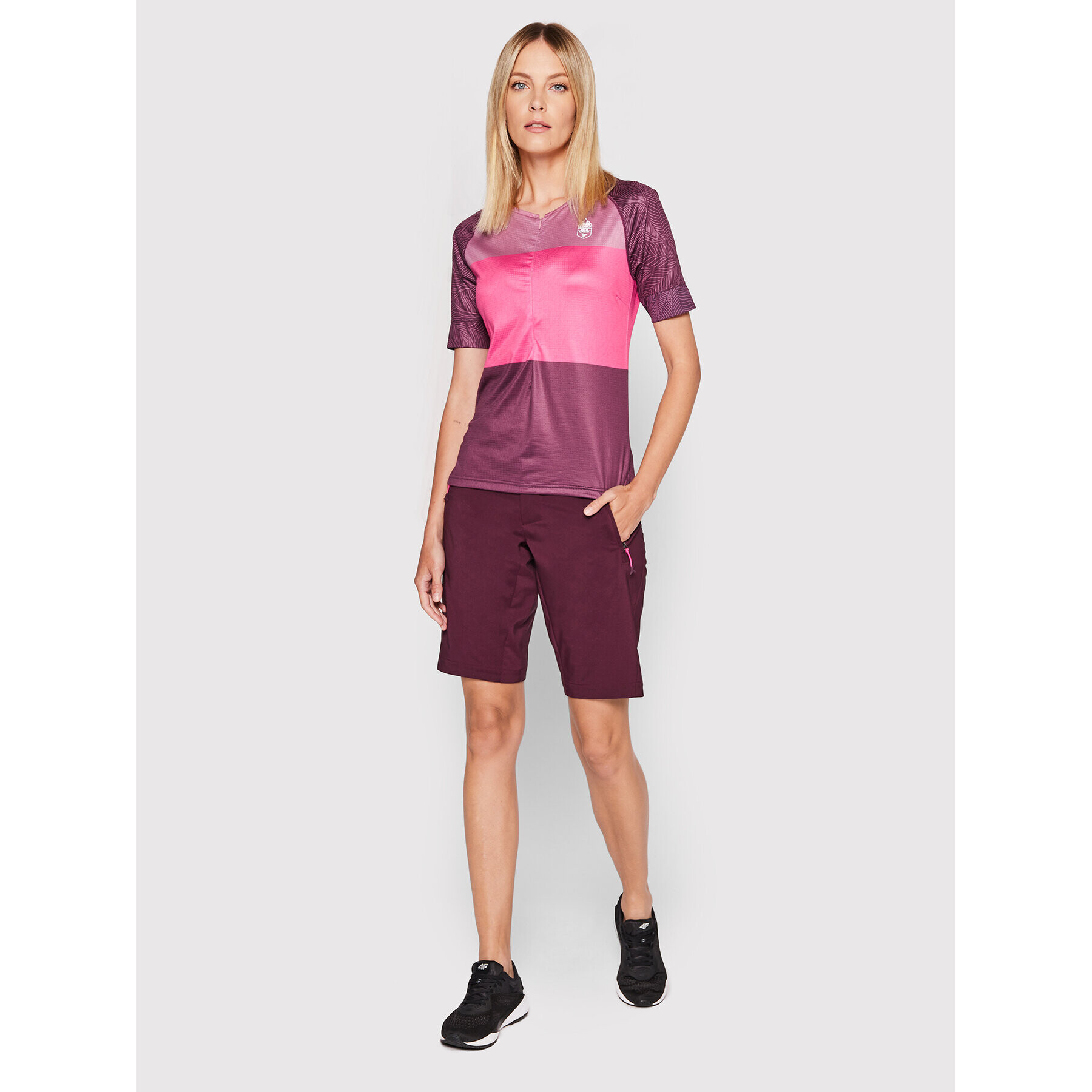 Silvini Спортни шорти Patria 3120-WP1627 Виолетов Regular Fit - Pepit.bg