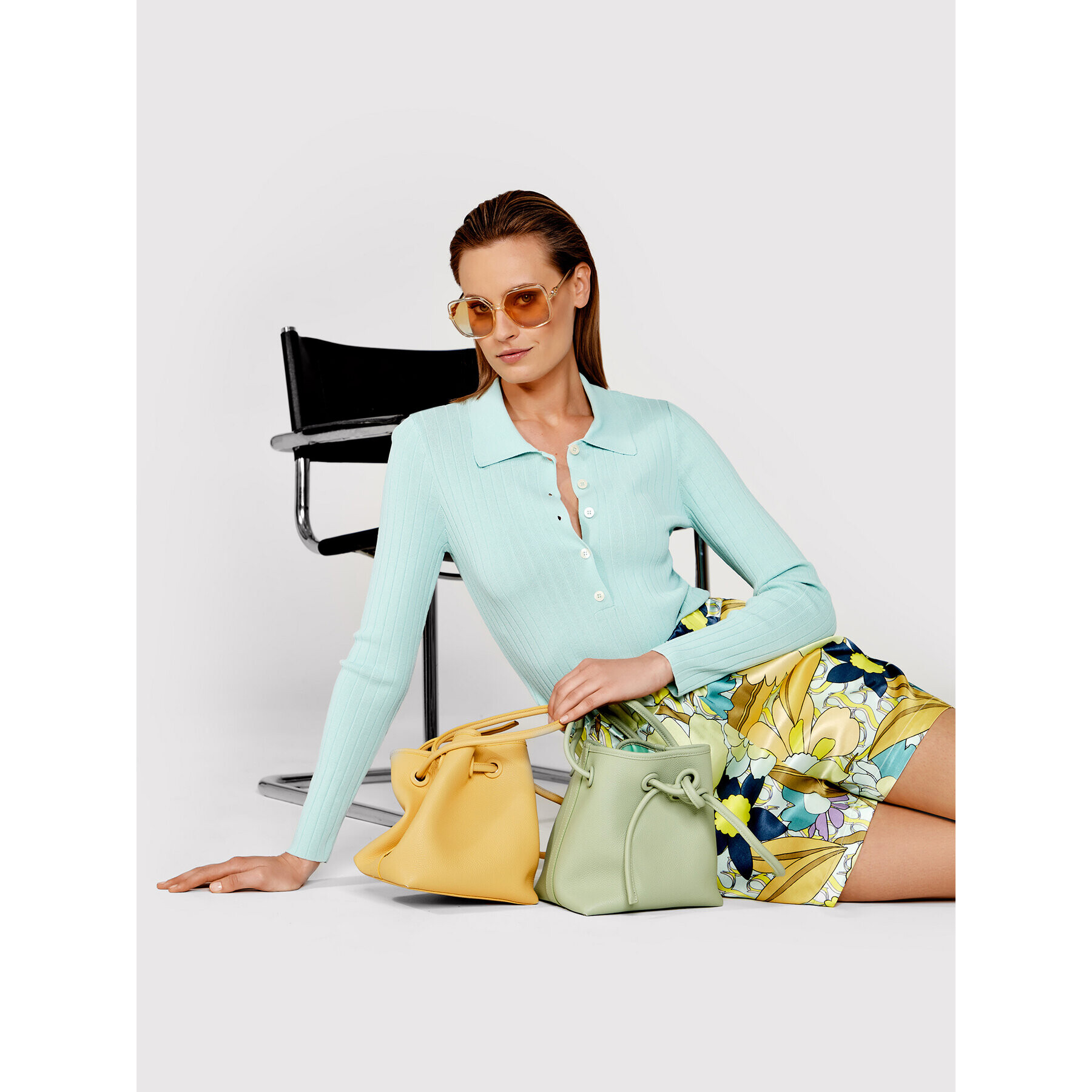 Simple Блуза SWD004 Син Regular Fit - Pepit.bg