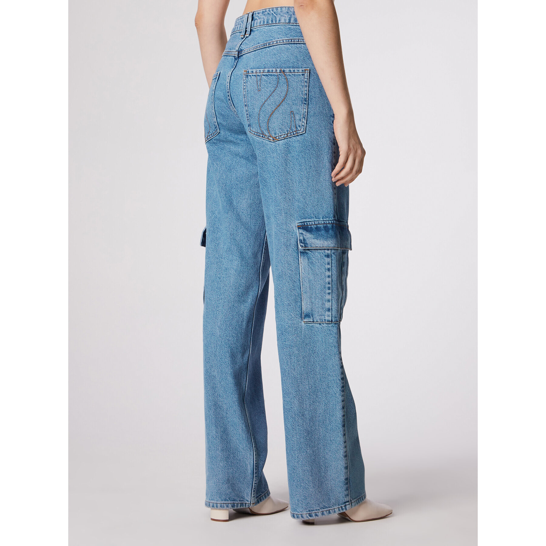 Simple Дънки SPDJ503-01 Син Relaxed Fit - Pepit.bg