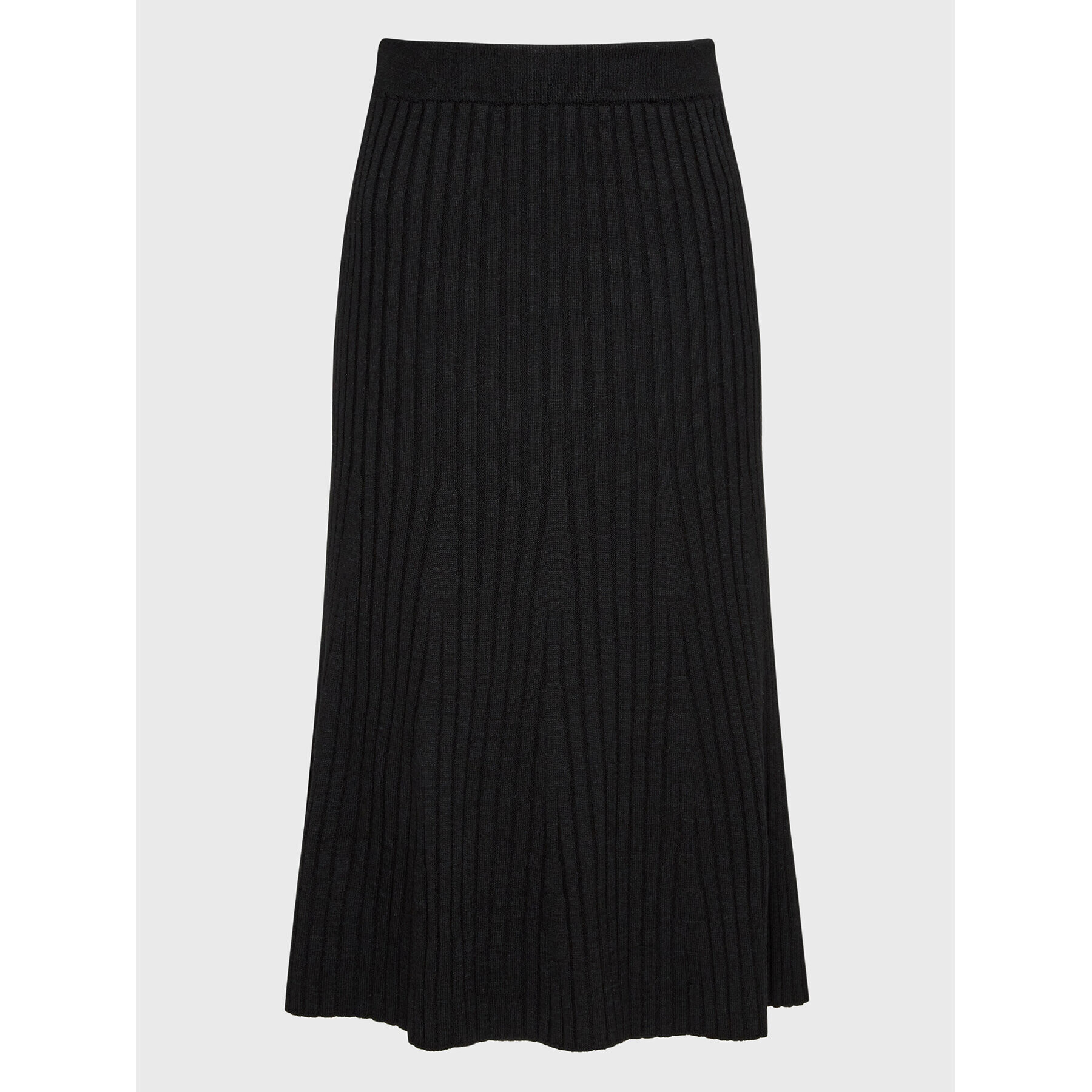 Simple Миди пола SDD504-01 Черен Regular Fit - Pepit.bg