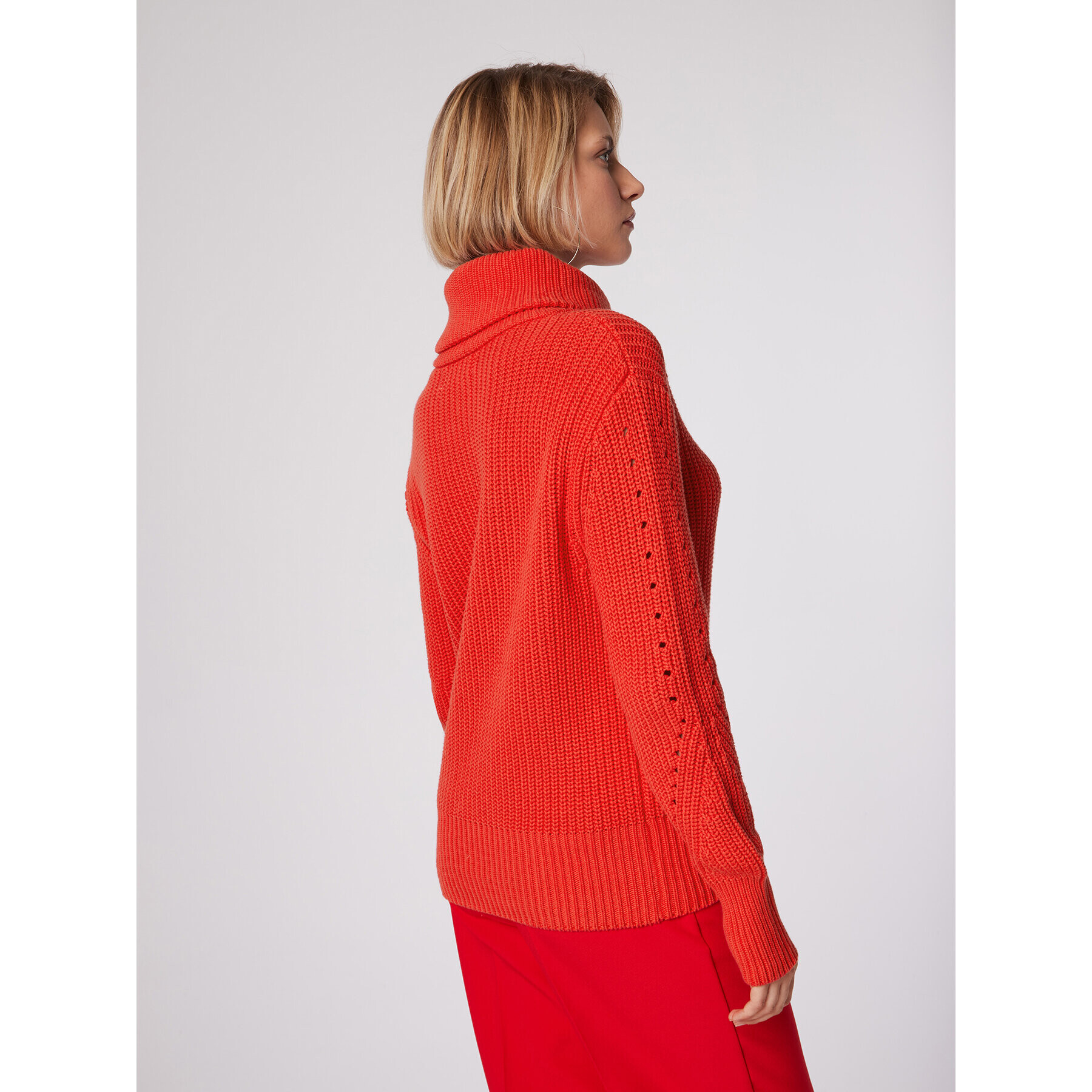 Simple Поло SWD507-02 Коралов Relaxed Fit - Pepit.bg