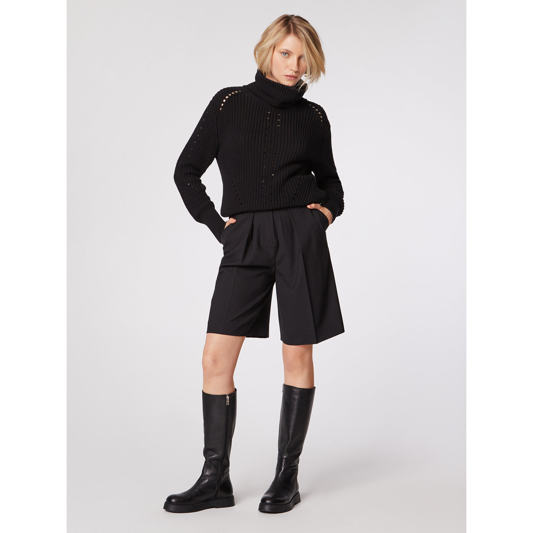 Simple Поло SWD507 Черен Regular Fit - Pepit.bg