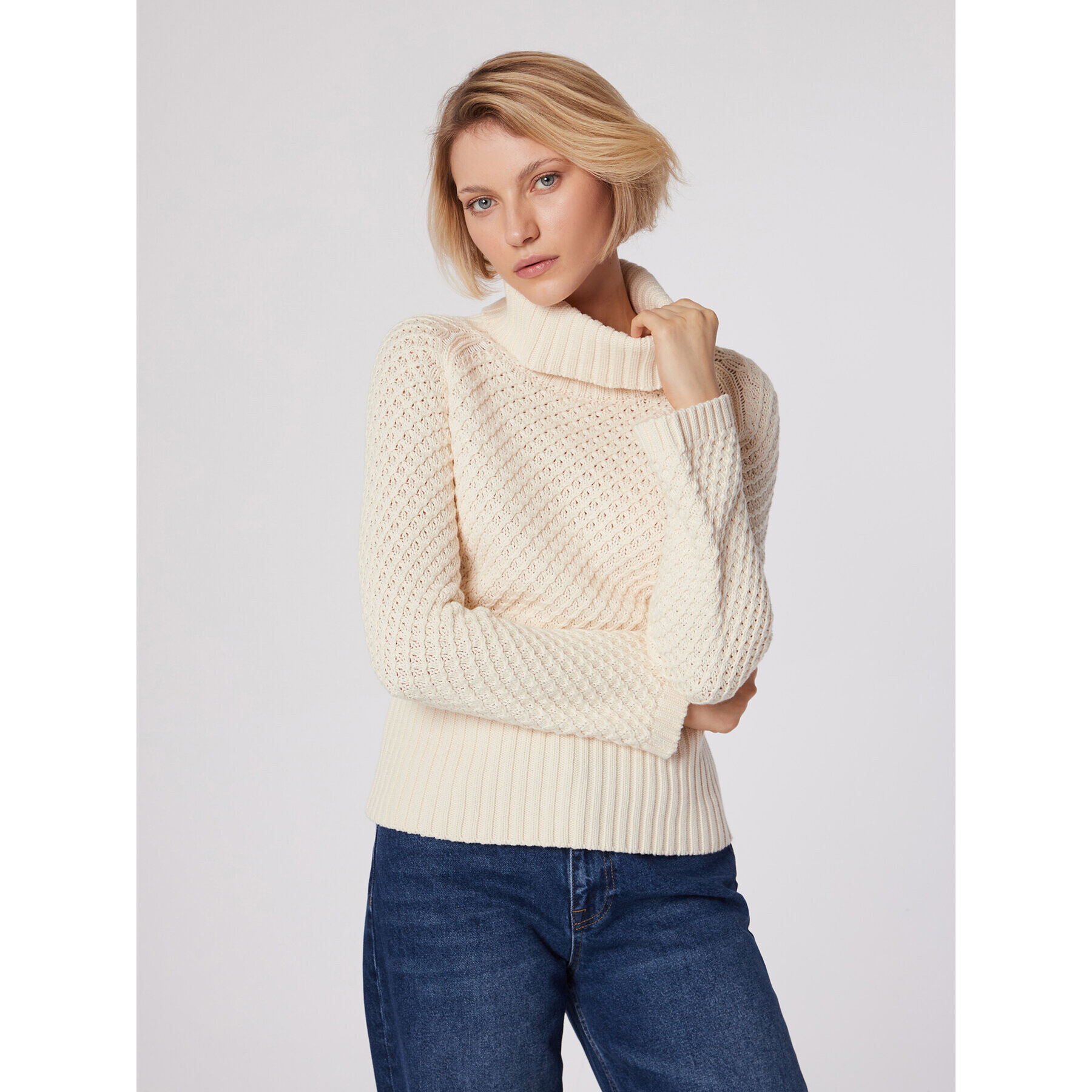 Simple Поло SWD508-02 Бял Standard Fit - Pepit.bg