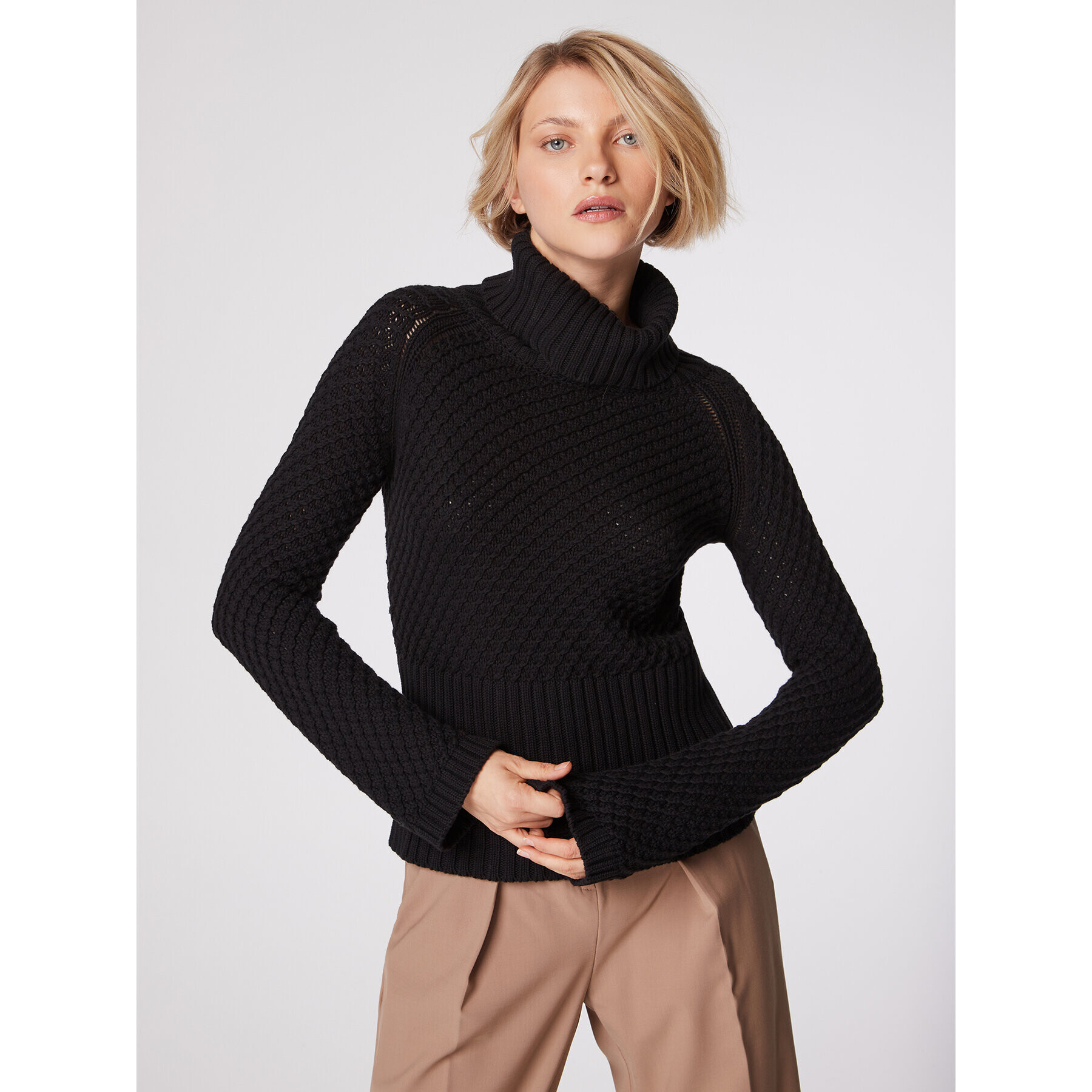 Simple Поло SWD508 Черен Regular Fit - Pepit.bg