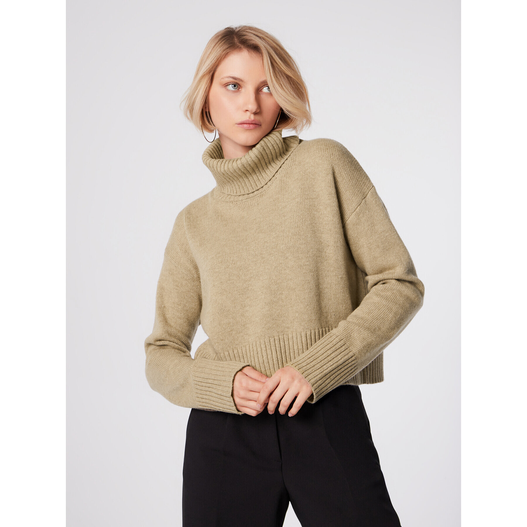 Simple Поло SWD513-02 Бежов Relaxed Fit - Pepit.bg