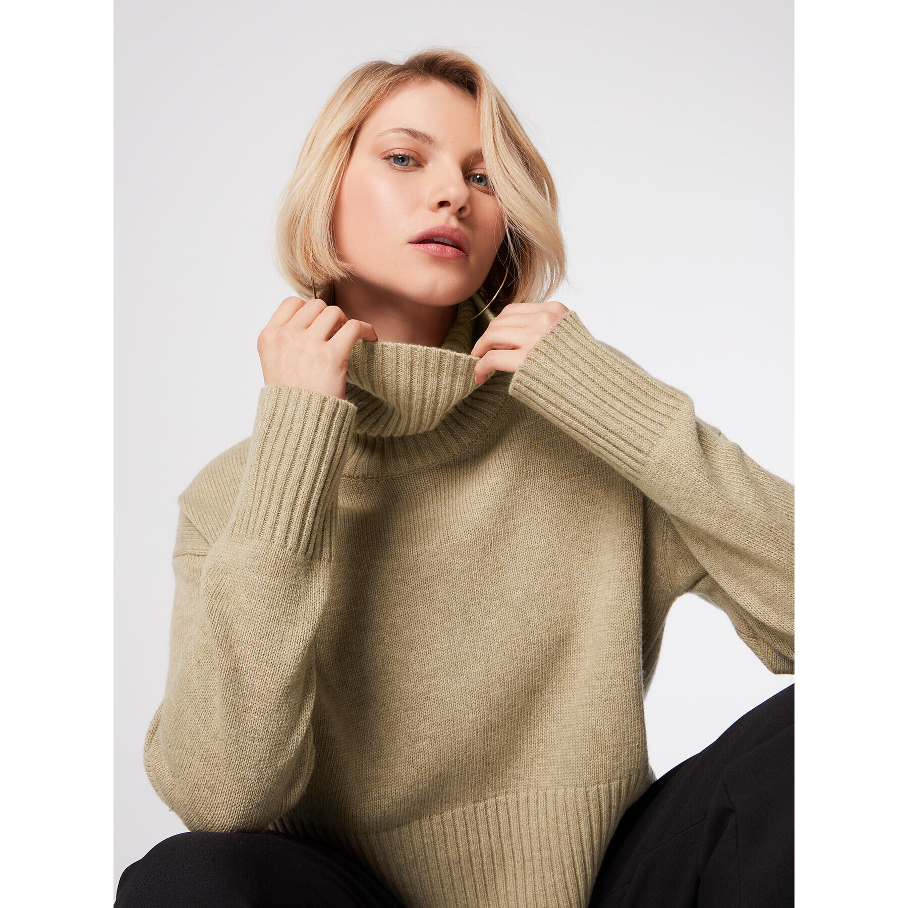 Simple Поло SWD513-02 Бежов Relaxed Fit - Pepit.bg