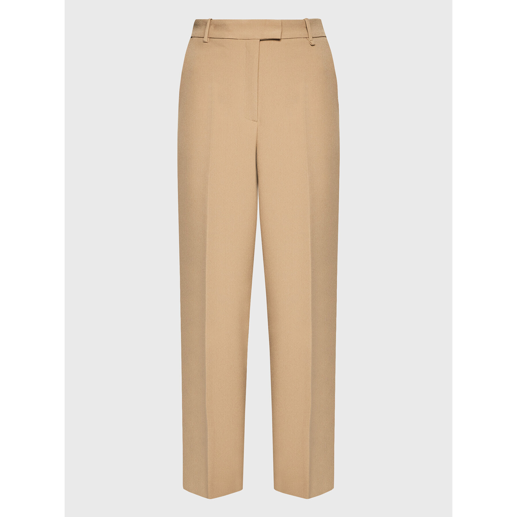 Simple Текстилни панталони SPD504-03 Бежов Relaxed Fit - Pepit.bg