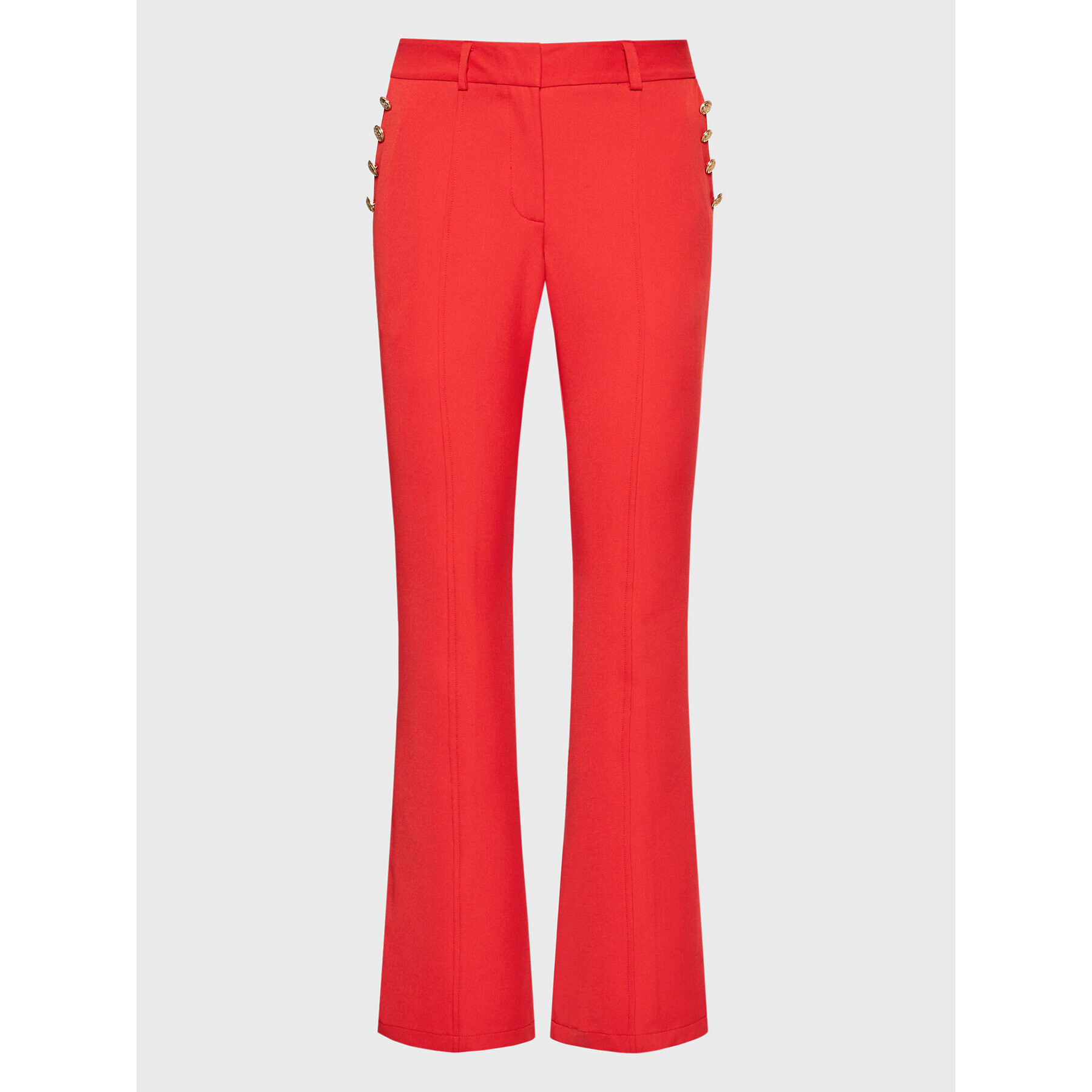 Simple Текстилни панталони SPD505-02 Червен Regular Fit - Pepit.bg