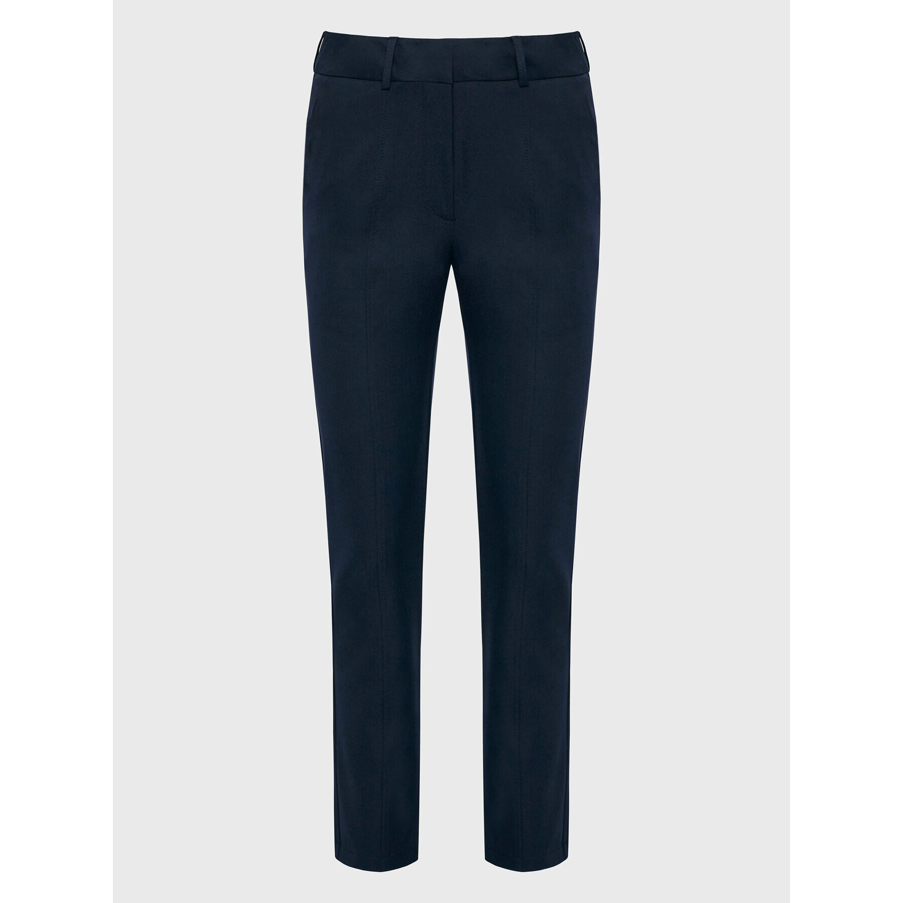 Simple Текстилни панталони SPD506-01 Тъмносин Slim Fit - Pepit.bg