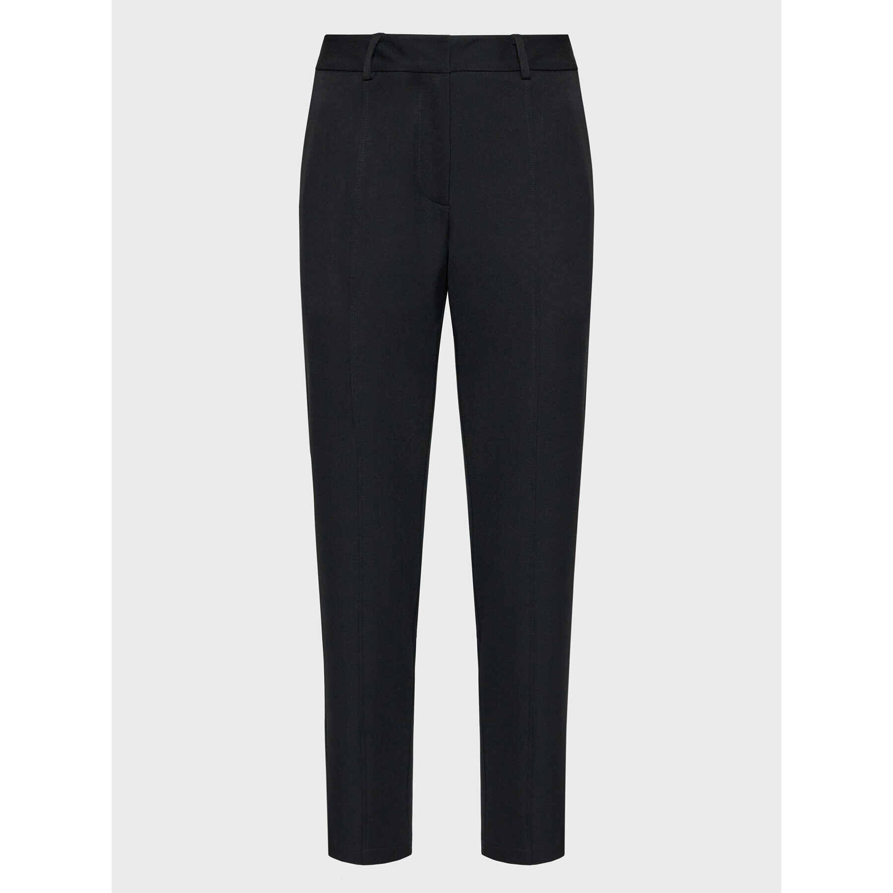 Simple Текстилни панталони SPD506-02 Черен Slim Fit - Pepit.bg