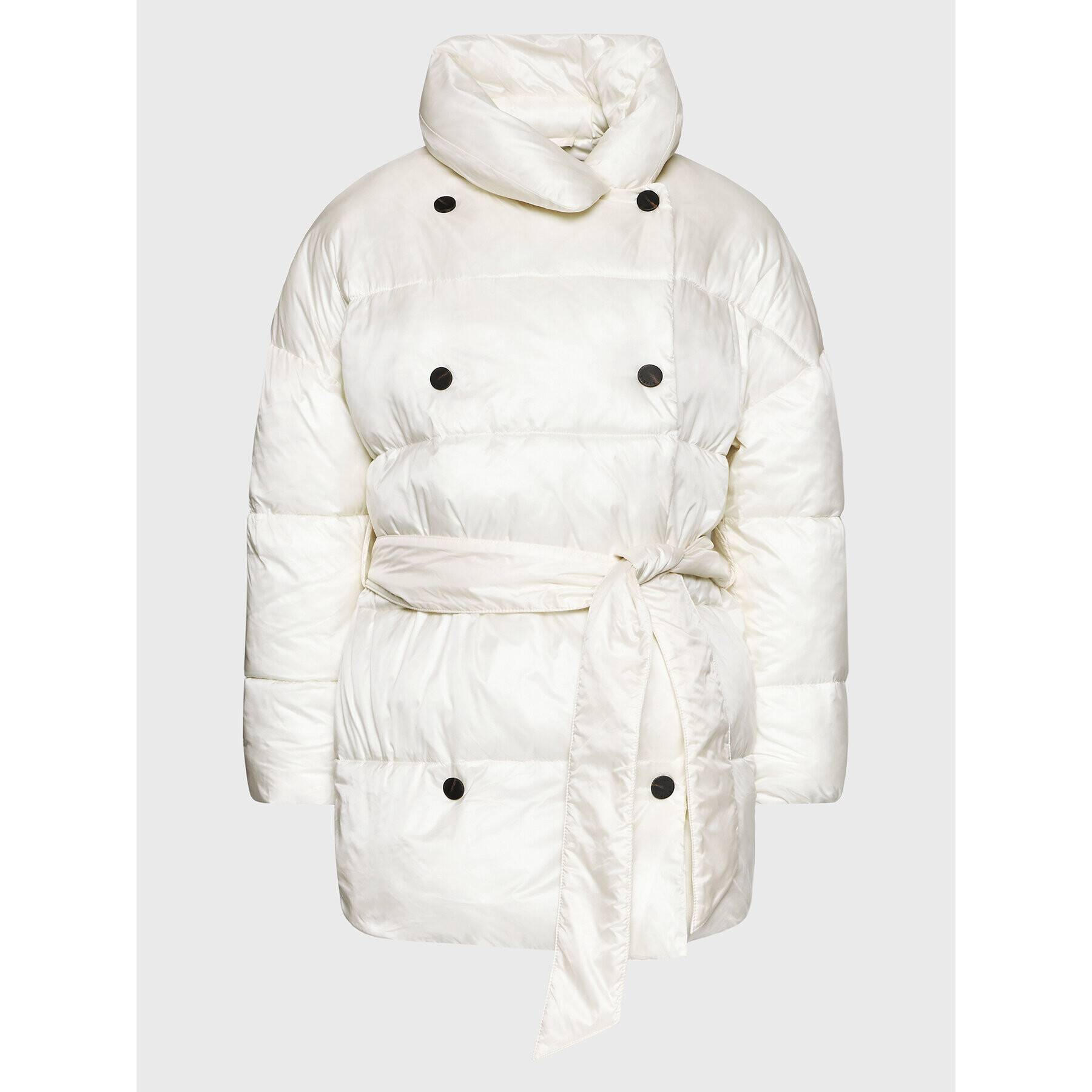 Simple Зимно яке KUD501-02 Бежов Relaxed Fit - Pepit.bg