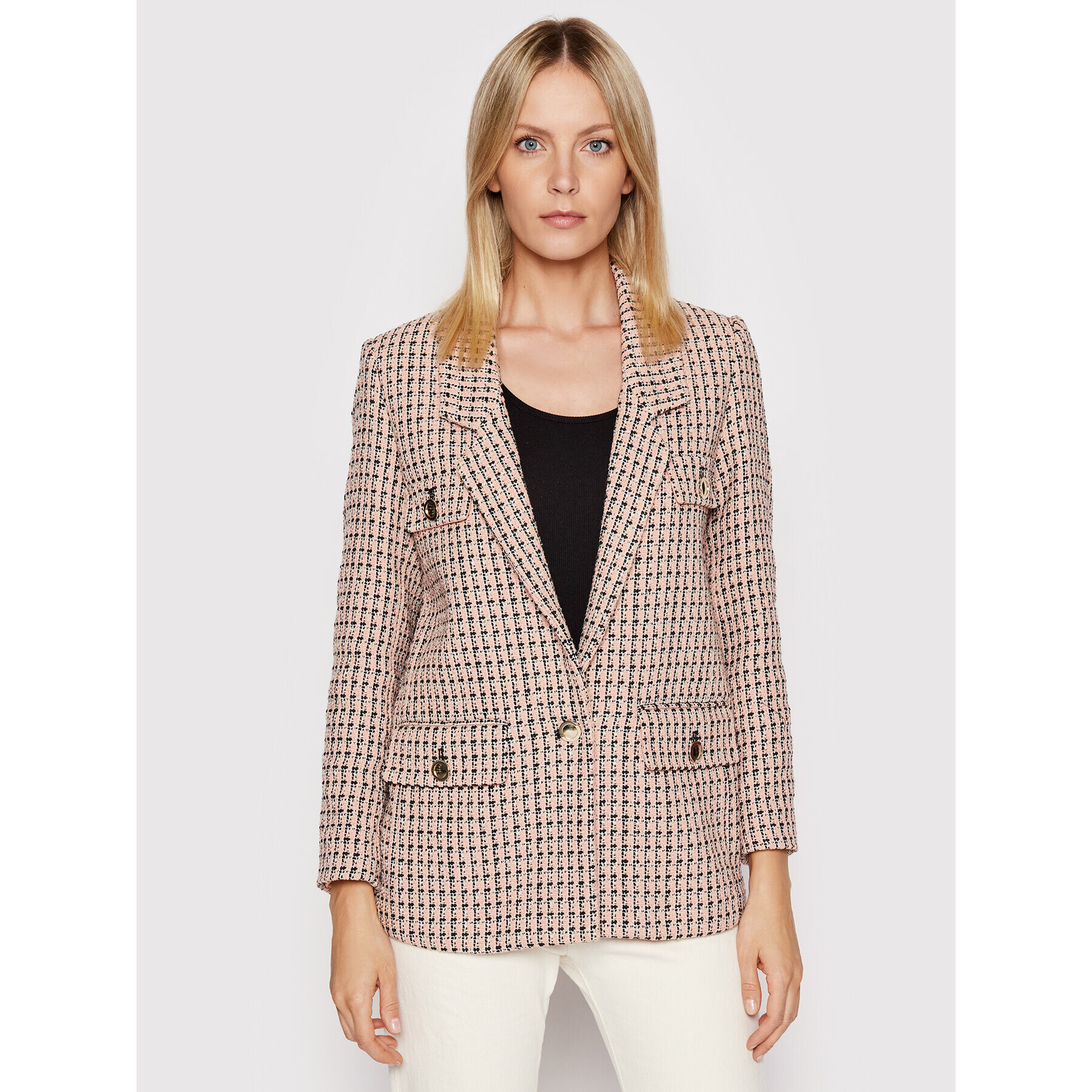 Sisley Сако 20MVLW005 Бежов Regular Fit - Pepit.bg