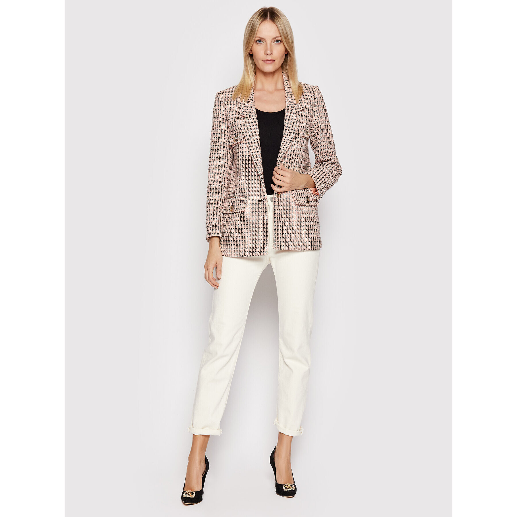 Sisley Сако 20MVLW005 Бежов Regular Fit - Pepit.bg