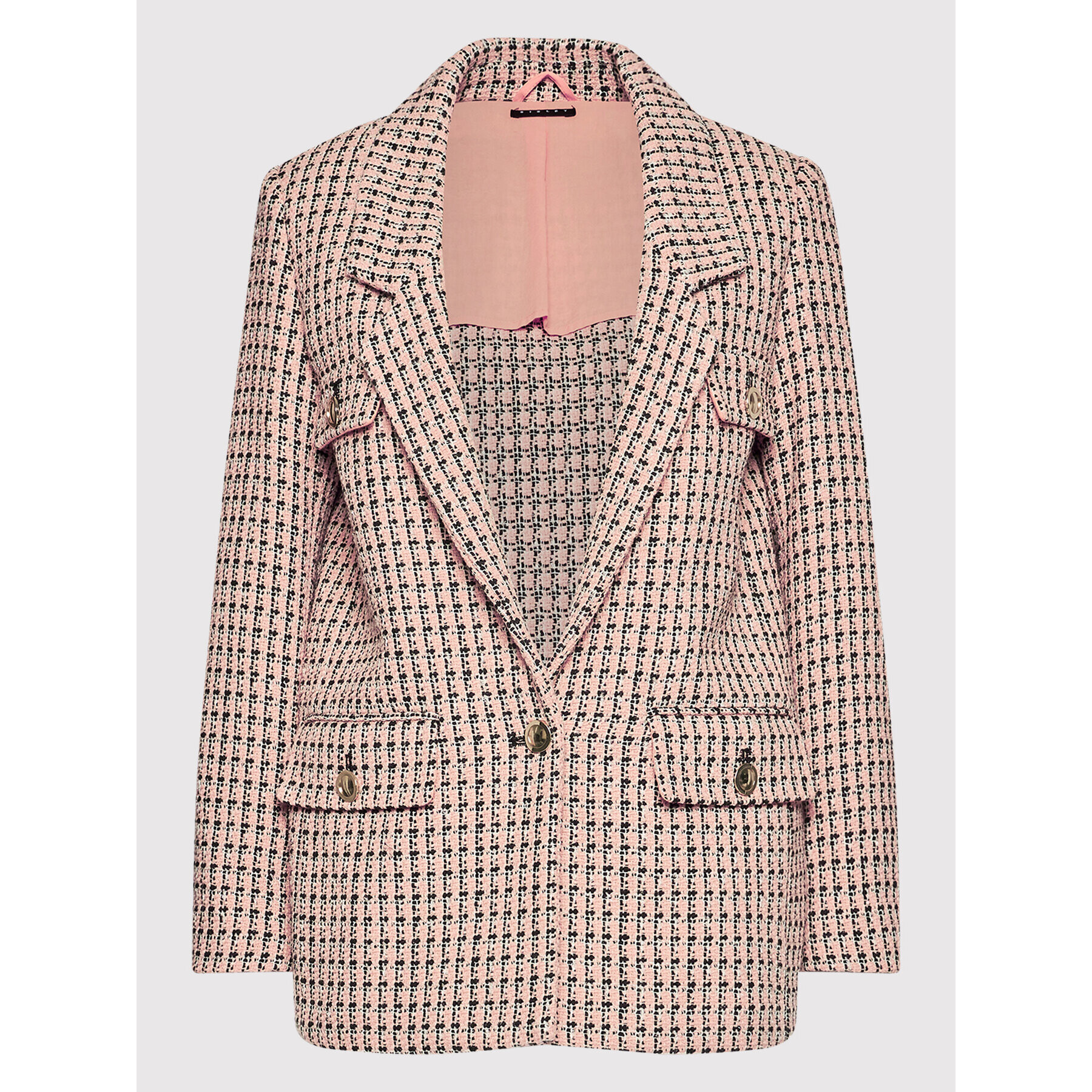 Sisley Сако 20MVLW005 Бежов Regular Fit - Pepit.bg