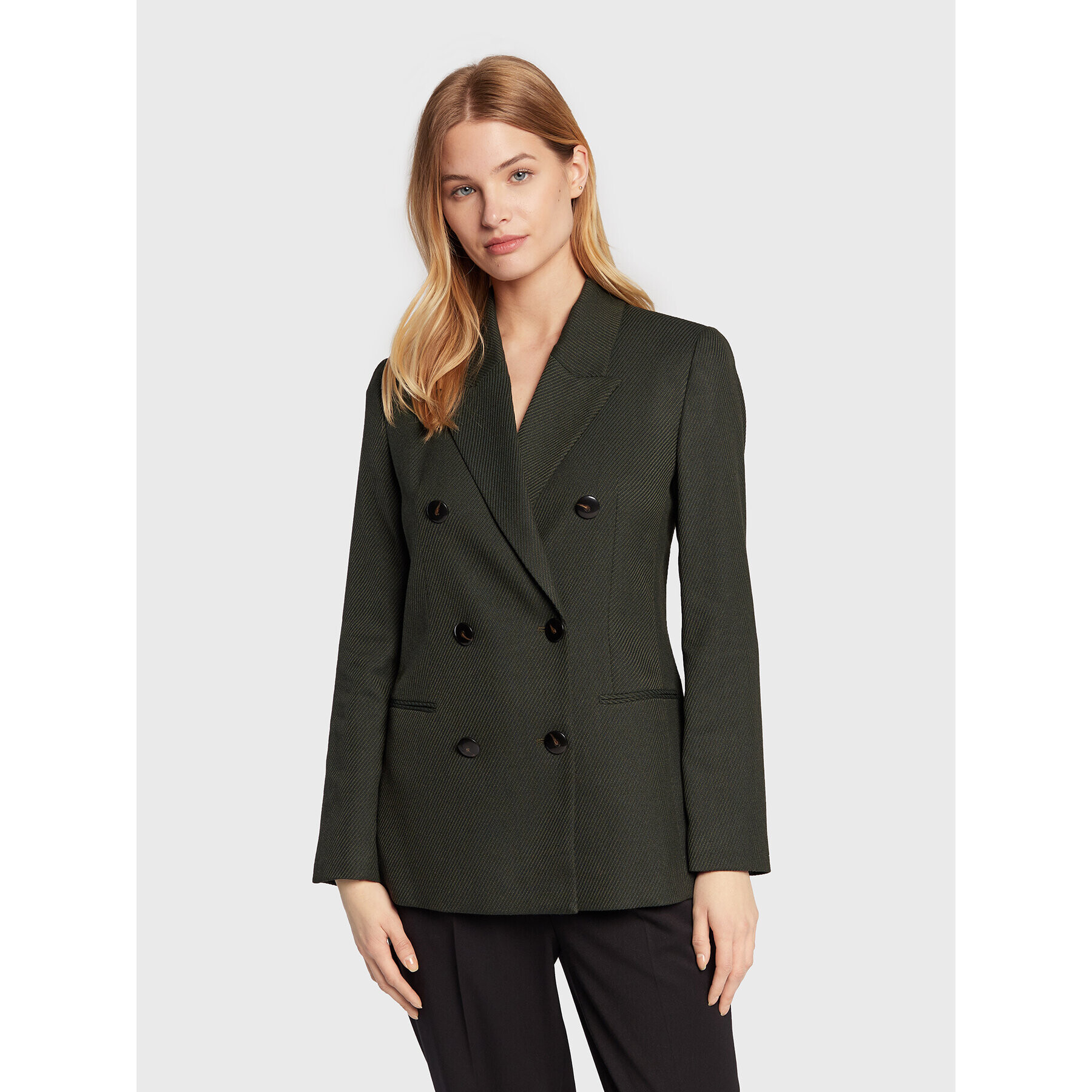 Sisley Сако 2J5GLW00H Зелен Regular Fit - Pepit.bg