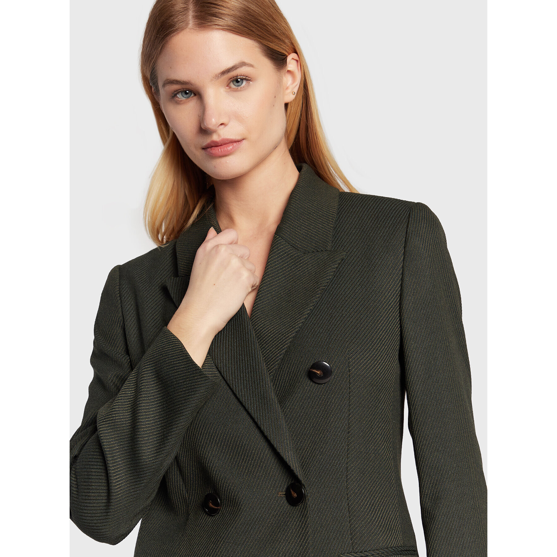Sisley Сако 2J5GLW00H Зелен Regular Fit - Pepit.bg